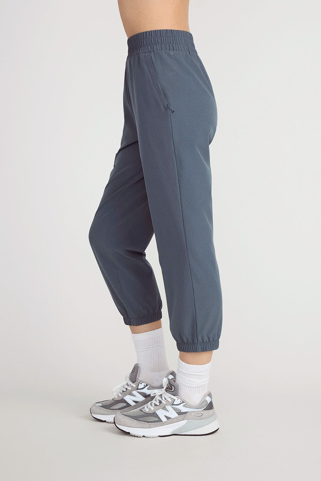 The Light Stretch GRS Certified Recycled Poly Capri - Dark Slate