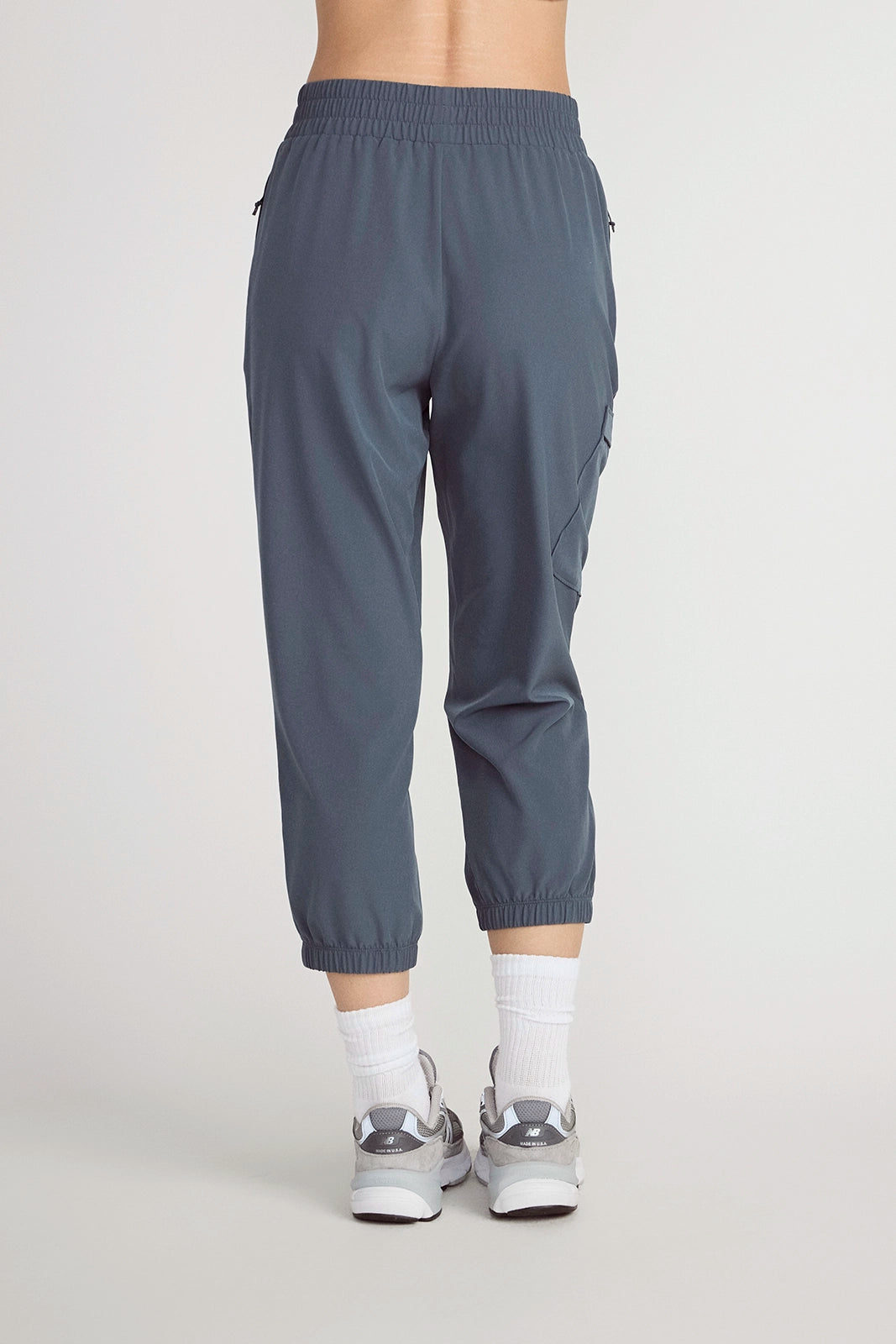 The Light Stretch GRS Certified Recycled Poly Capri - Dark Slate
