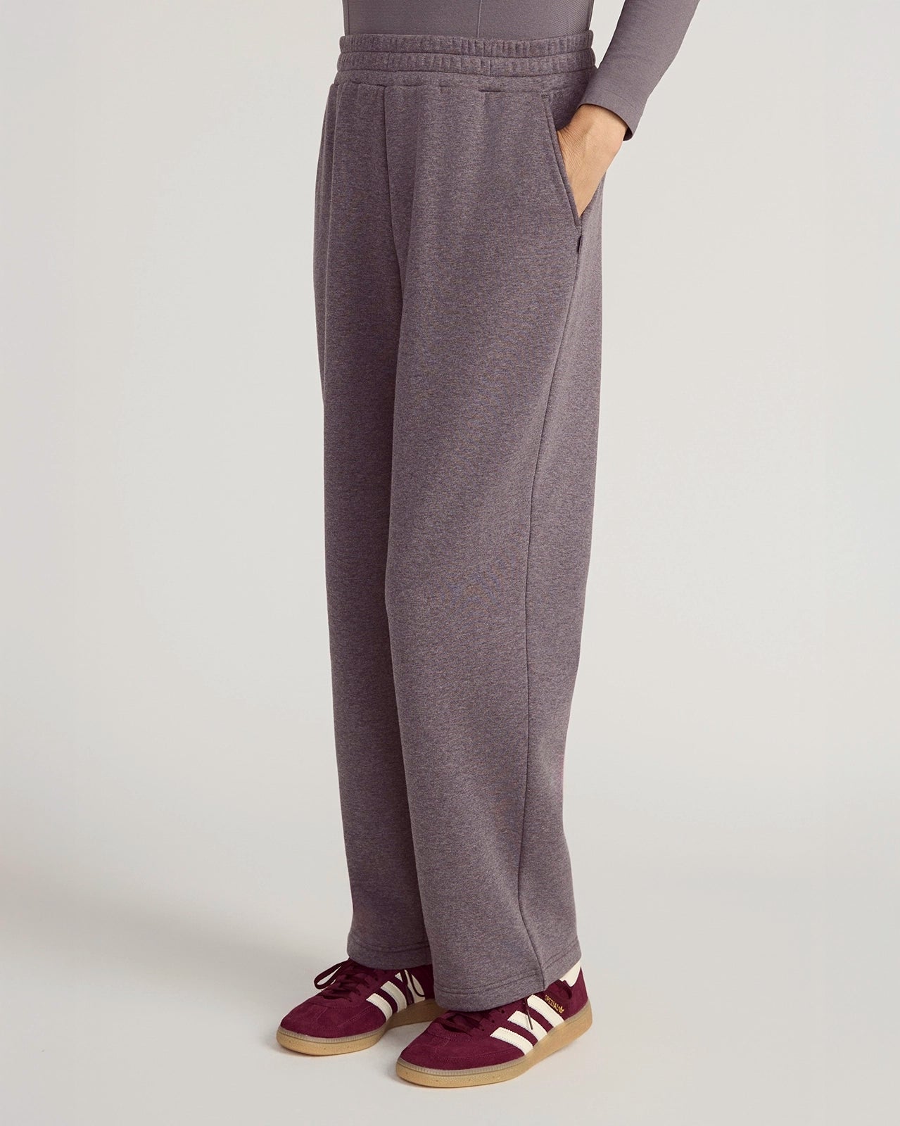 The Soft Warm GRS Certified Recycled Polyester + Organic Cotton Fleece Pant - Excalibur