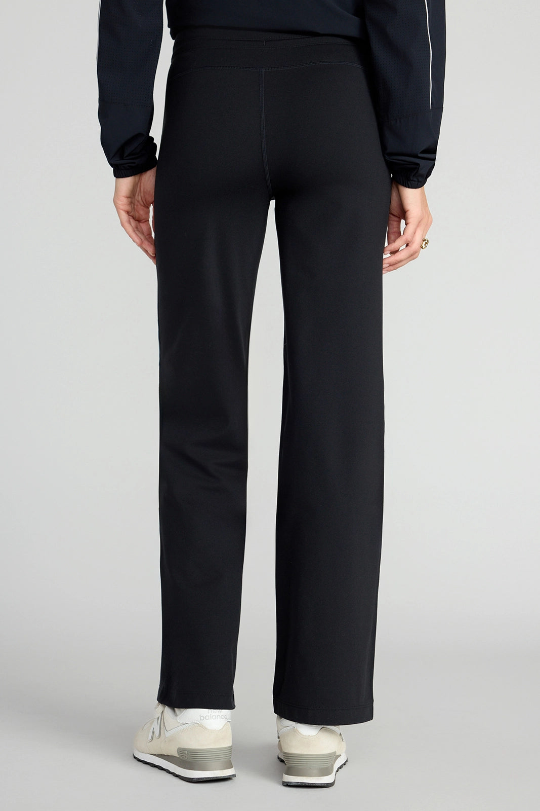 The Warm Stretch GRS Certified Recycled Poly Straight Leg Pant - Black