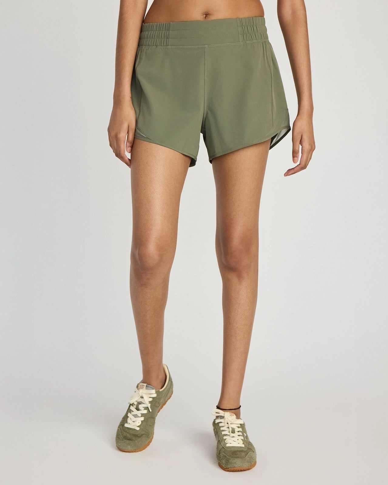 The Built-In Liner GRS Certified Recycled Poly Ventilating 3.5" Short - Dusty Olive