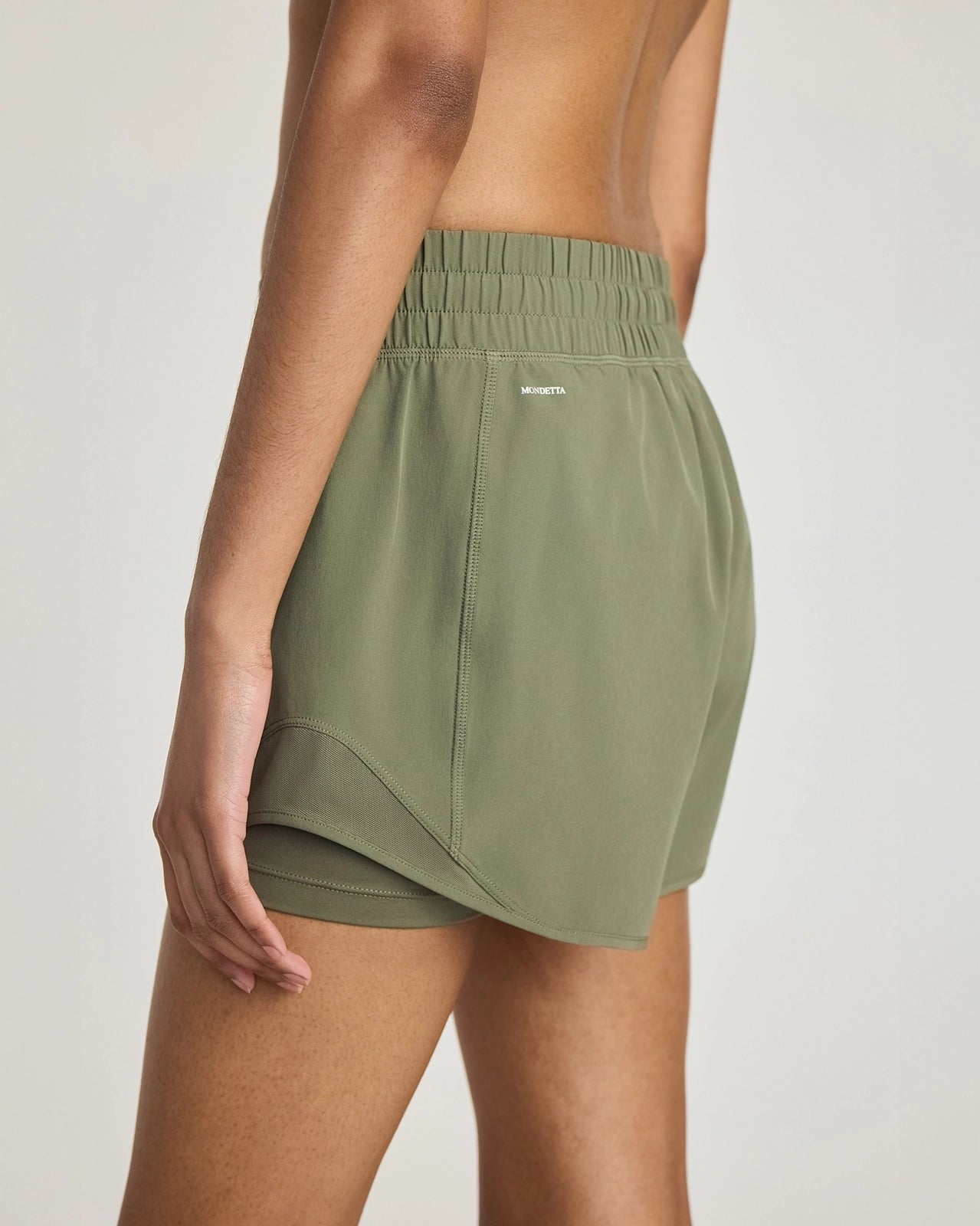 The Built-In Liner GRS Certified Recycled Poly Ventilating 3.5" Short - Dusty Olive