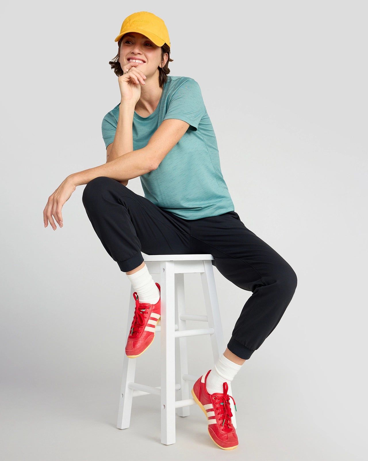 The Buttery Soft GRS Certified Recycled Nylon Mixed Media Jogger - Black