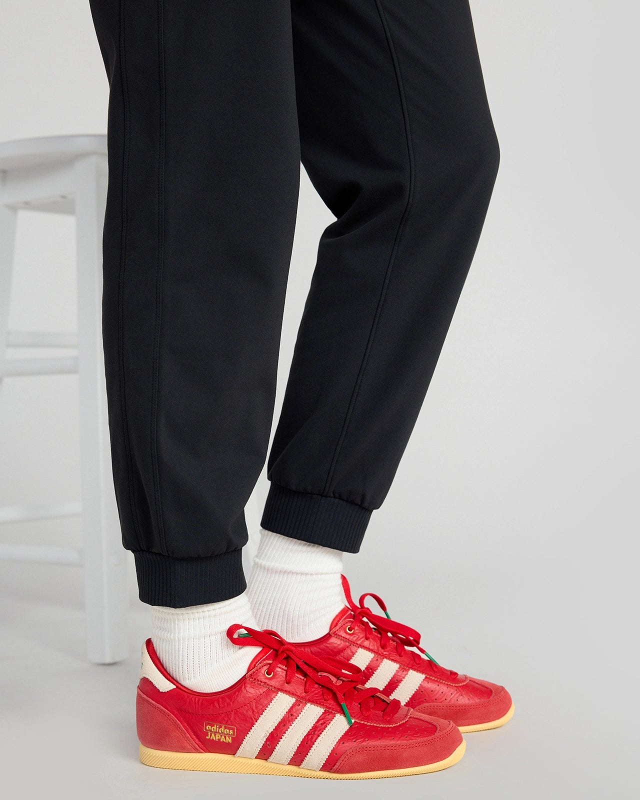 The Buttery Soft GRS Certified Recycled Nylon Mixed Media Jogger - Black