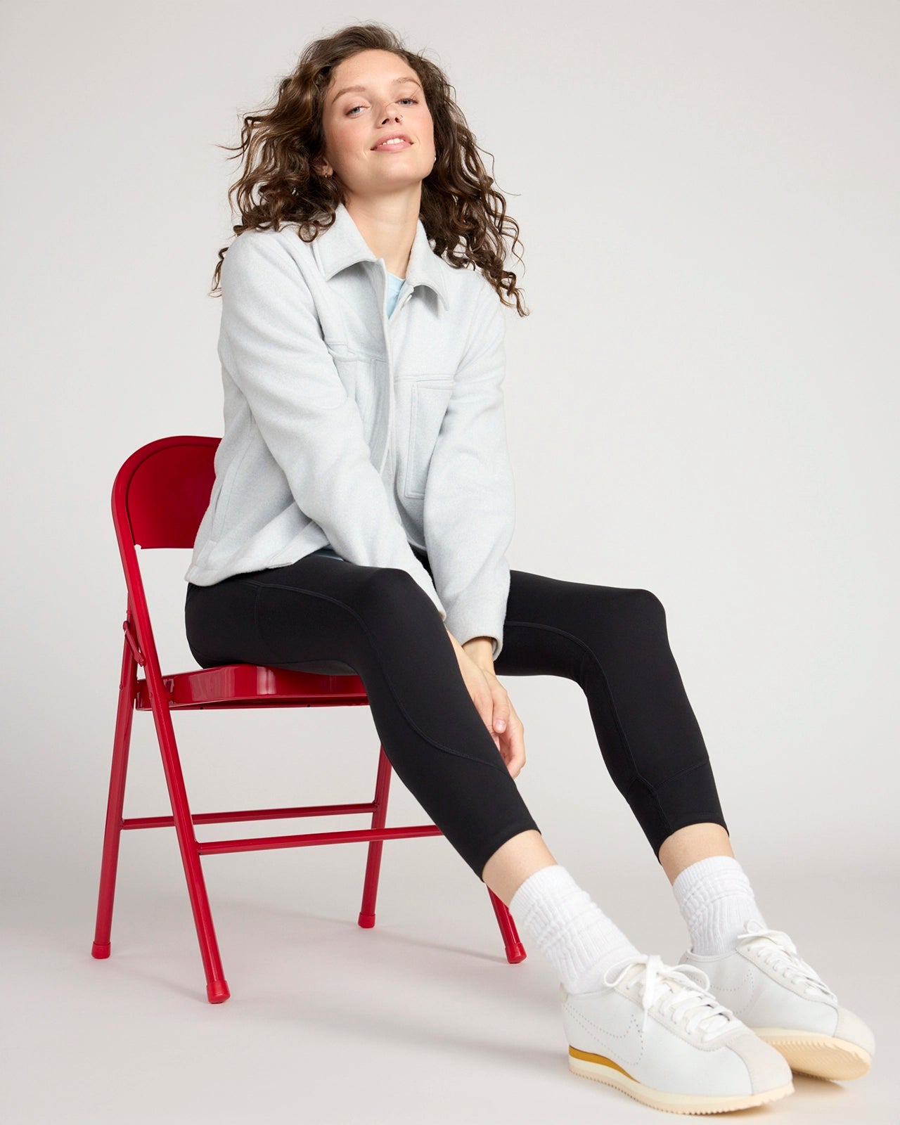 The Active GRS Certified Recycled Poly Reflective Capri Legging