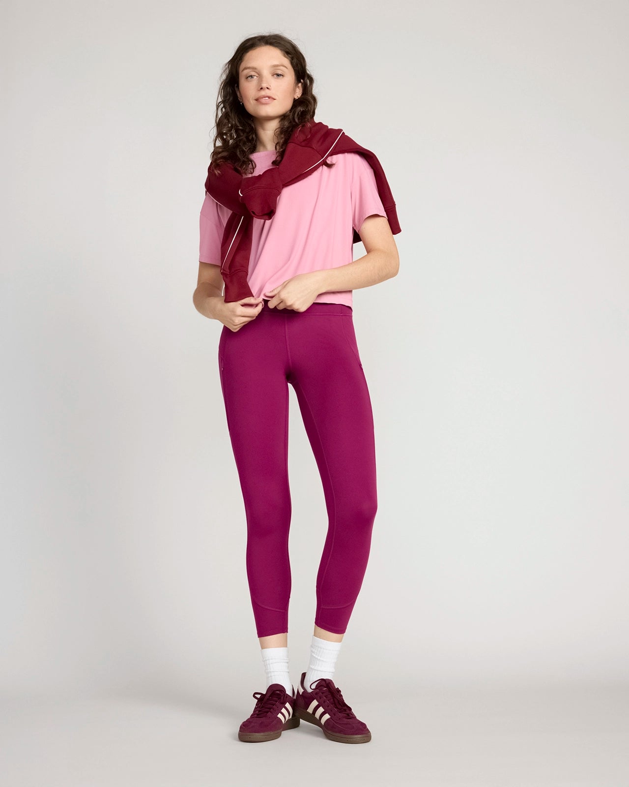 The Active GRS Certified Recycled Poly Reflective Capri Legging