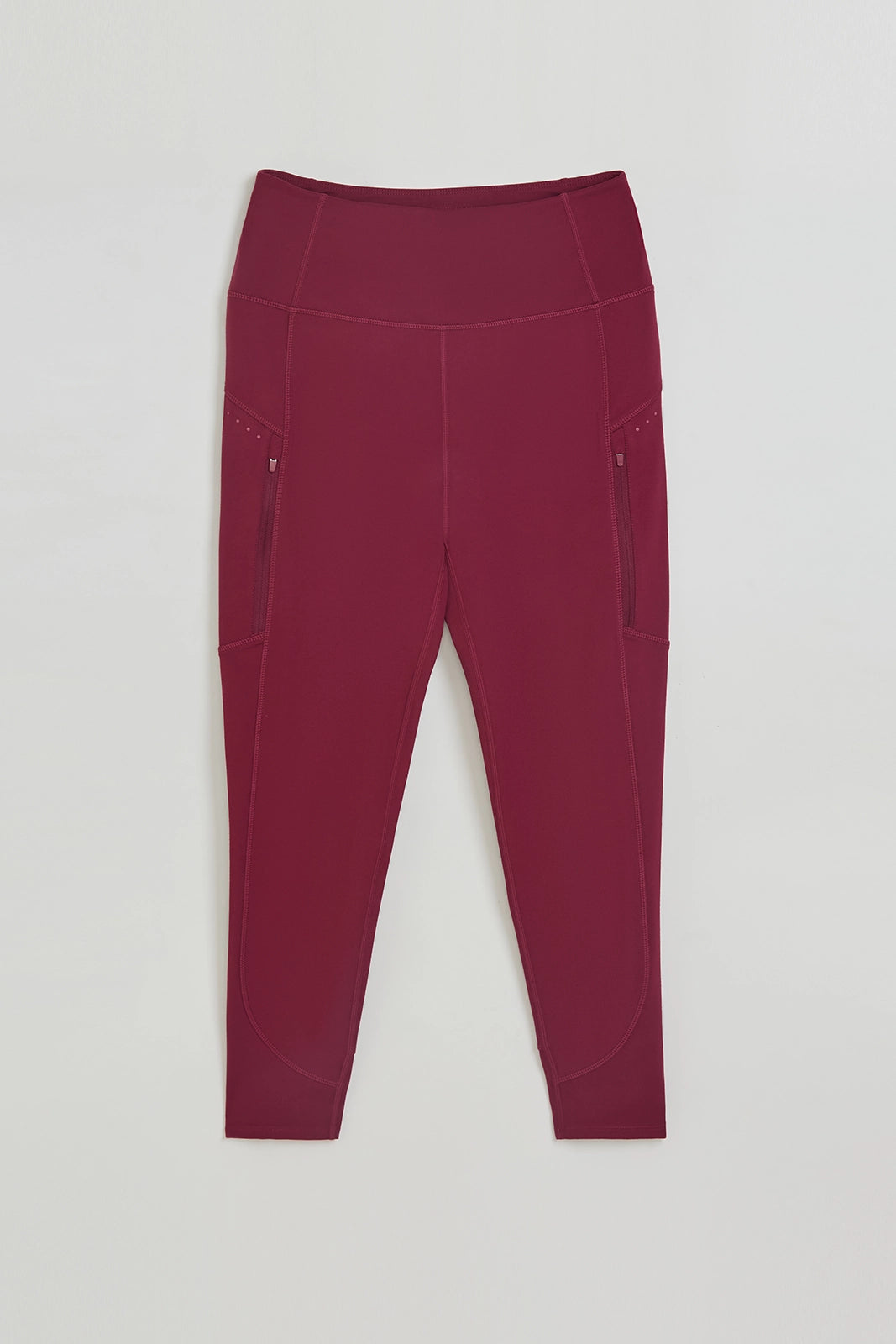 The Active Reflective Capri Legging - Lipstick Purple