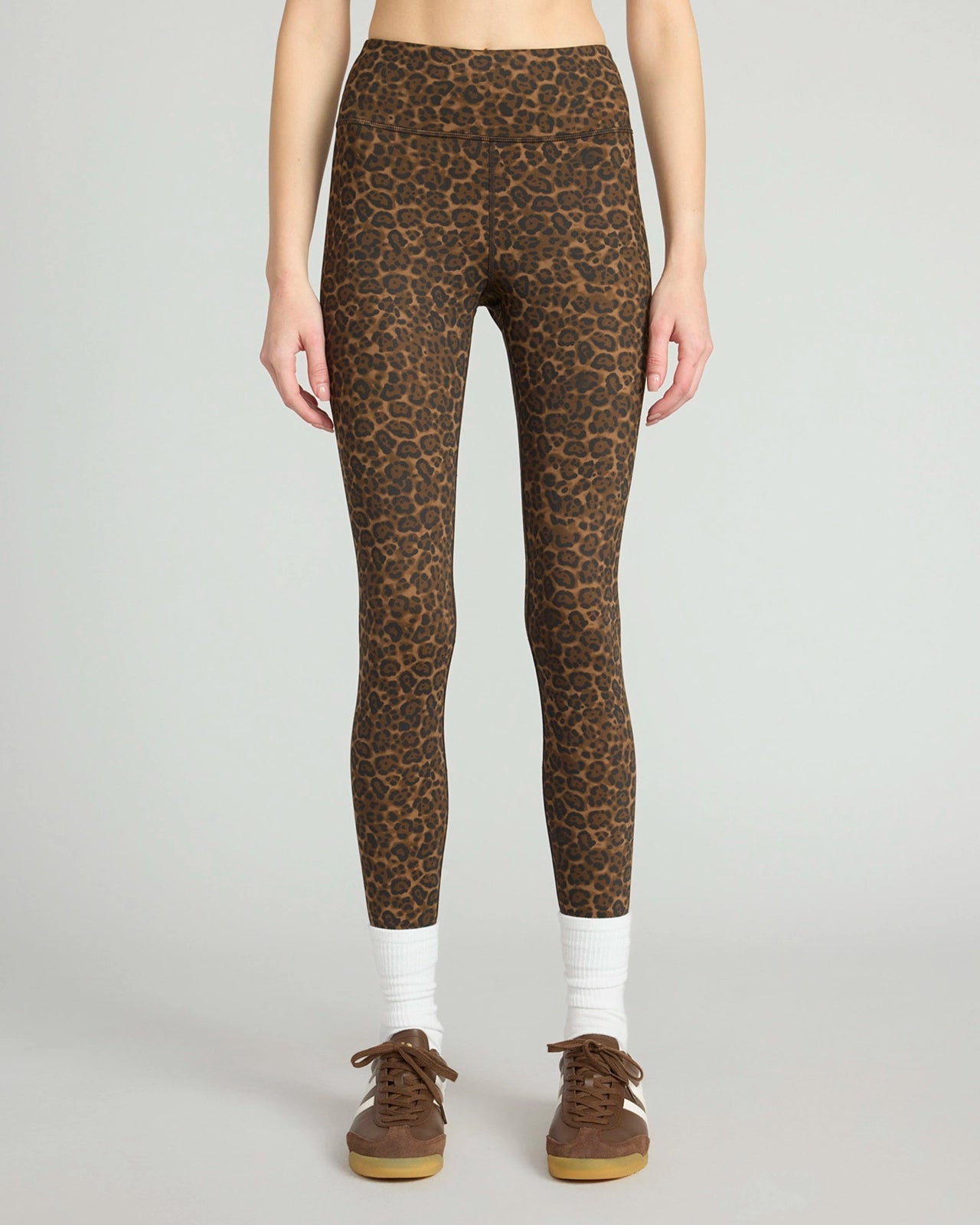 The Active GRS Certified Recycled Poly Printed Legging - Leopard Print