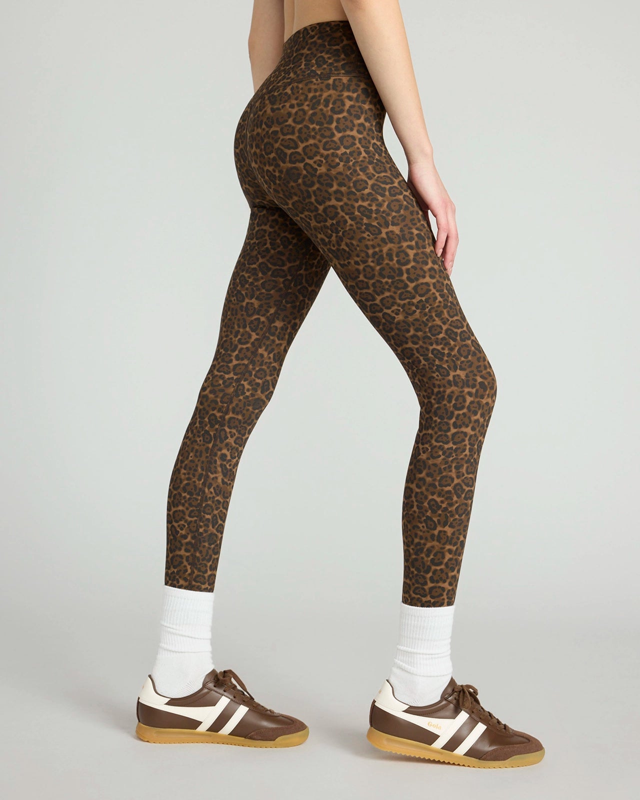 The Active GRS Certified Recycled Poly Printed Legging - Leopard Print