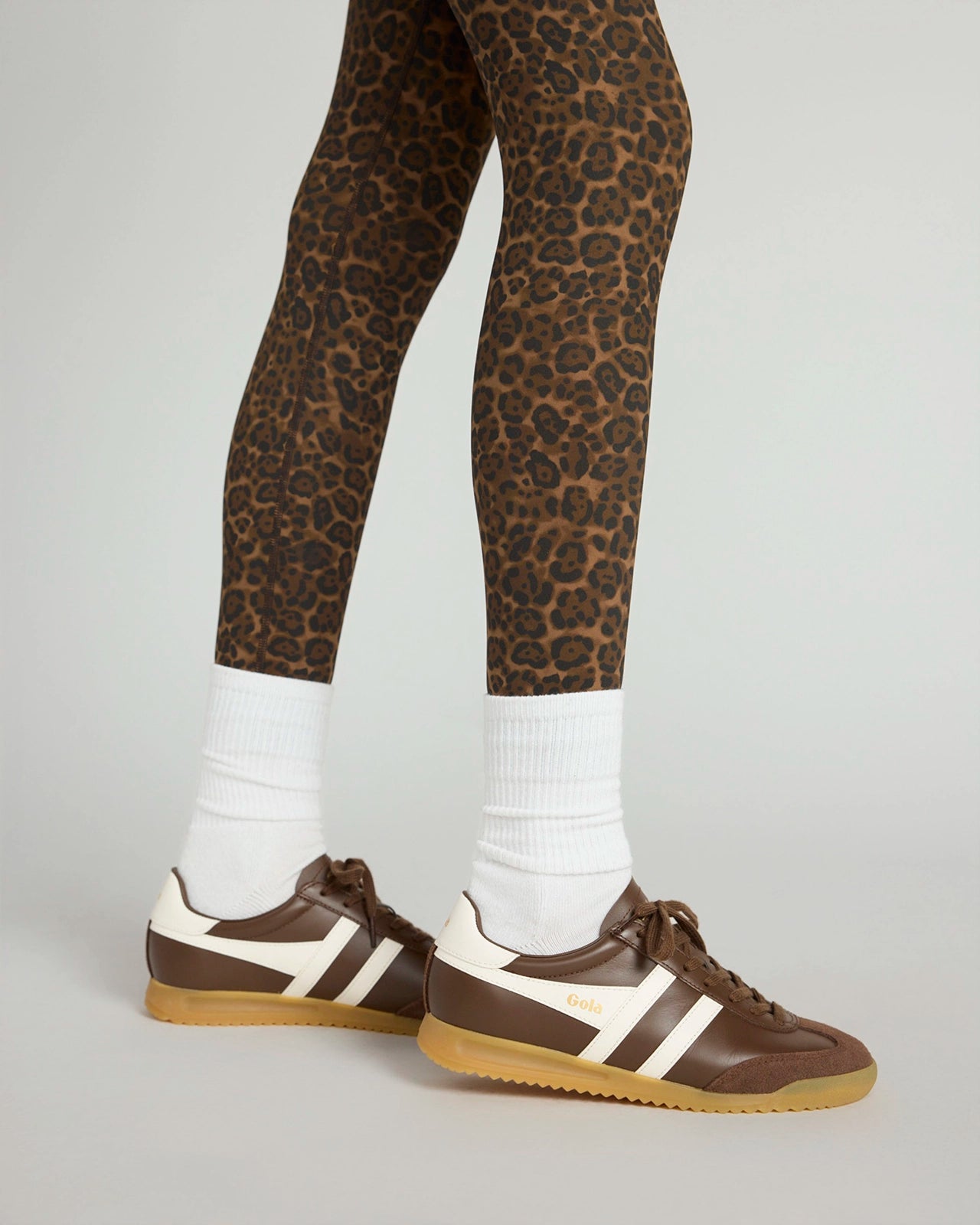 The Active GRS Certified Recycled Poly Printed Legging - Leopard Print
