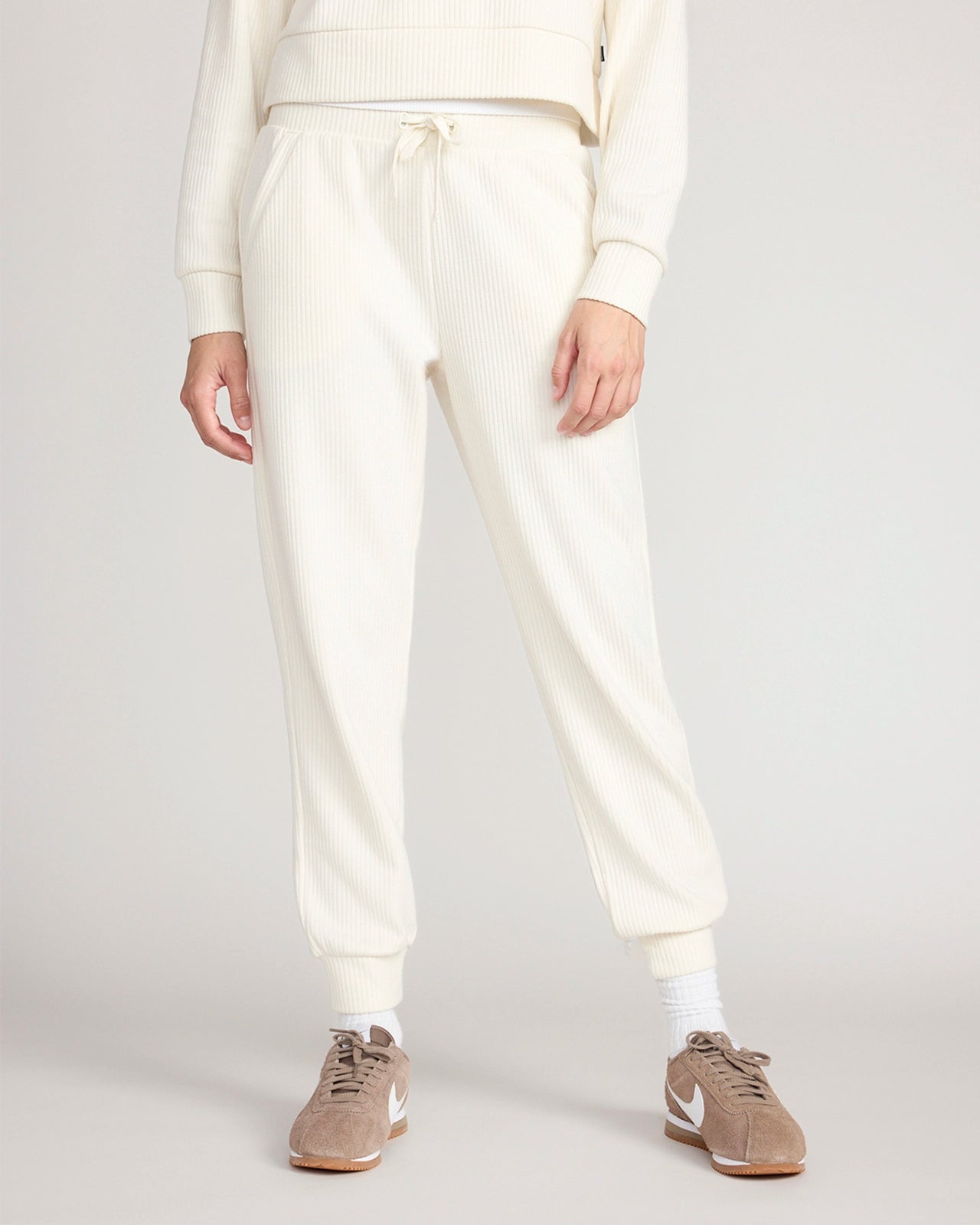 The Soft Luxe Ribbed GRS Certified Recycled Poly Jogger