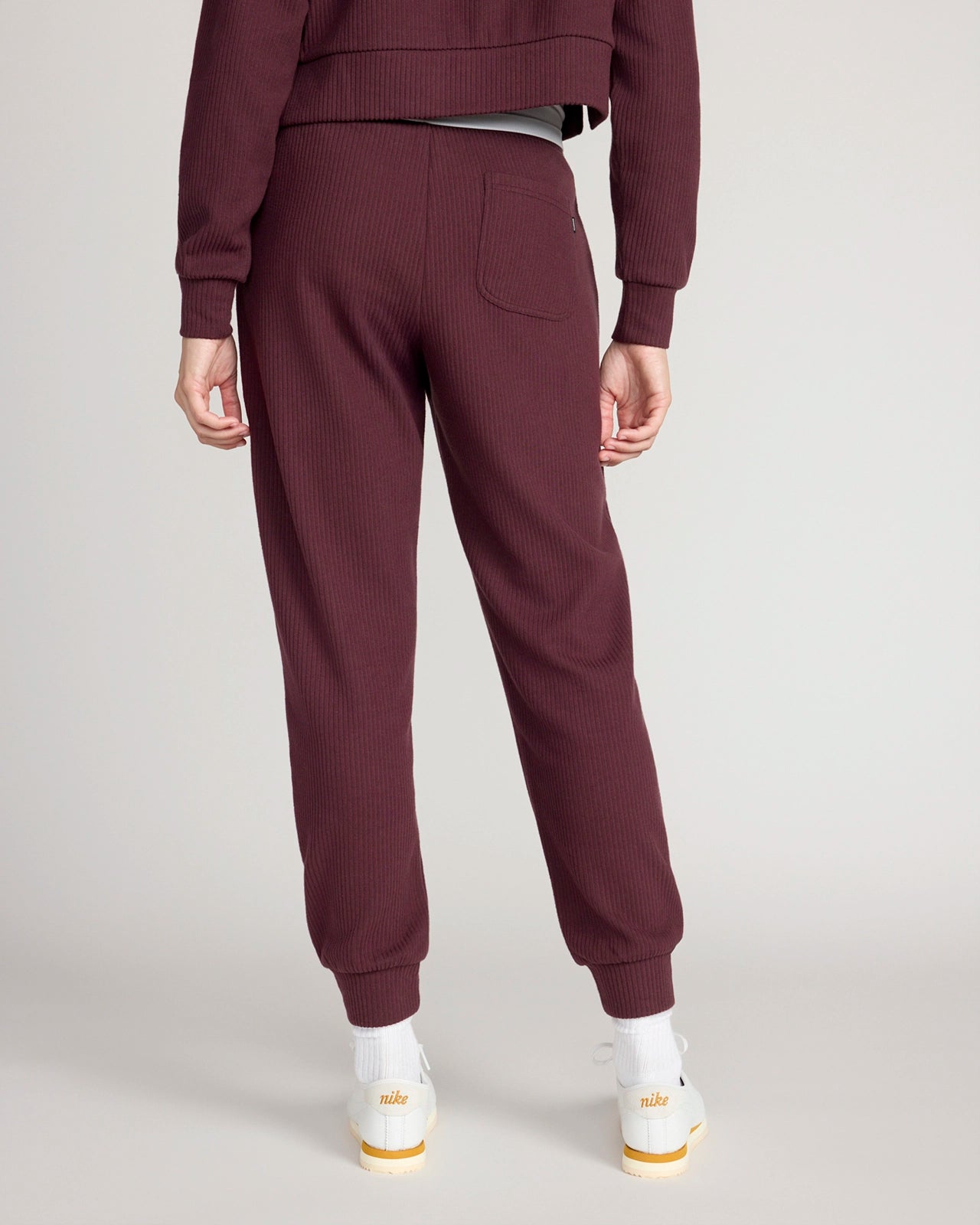 The Soft Luxe Ribbed GRS Certified Recycled Poly Jogger