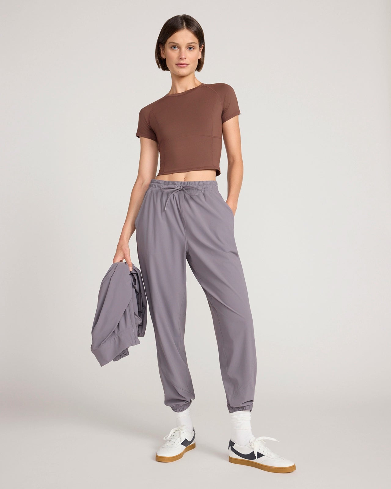 The Active Tricot Jogger - Excalibur Purple