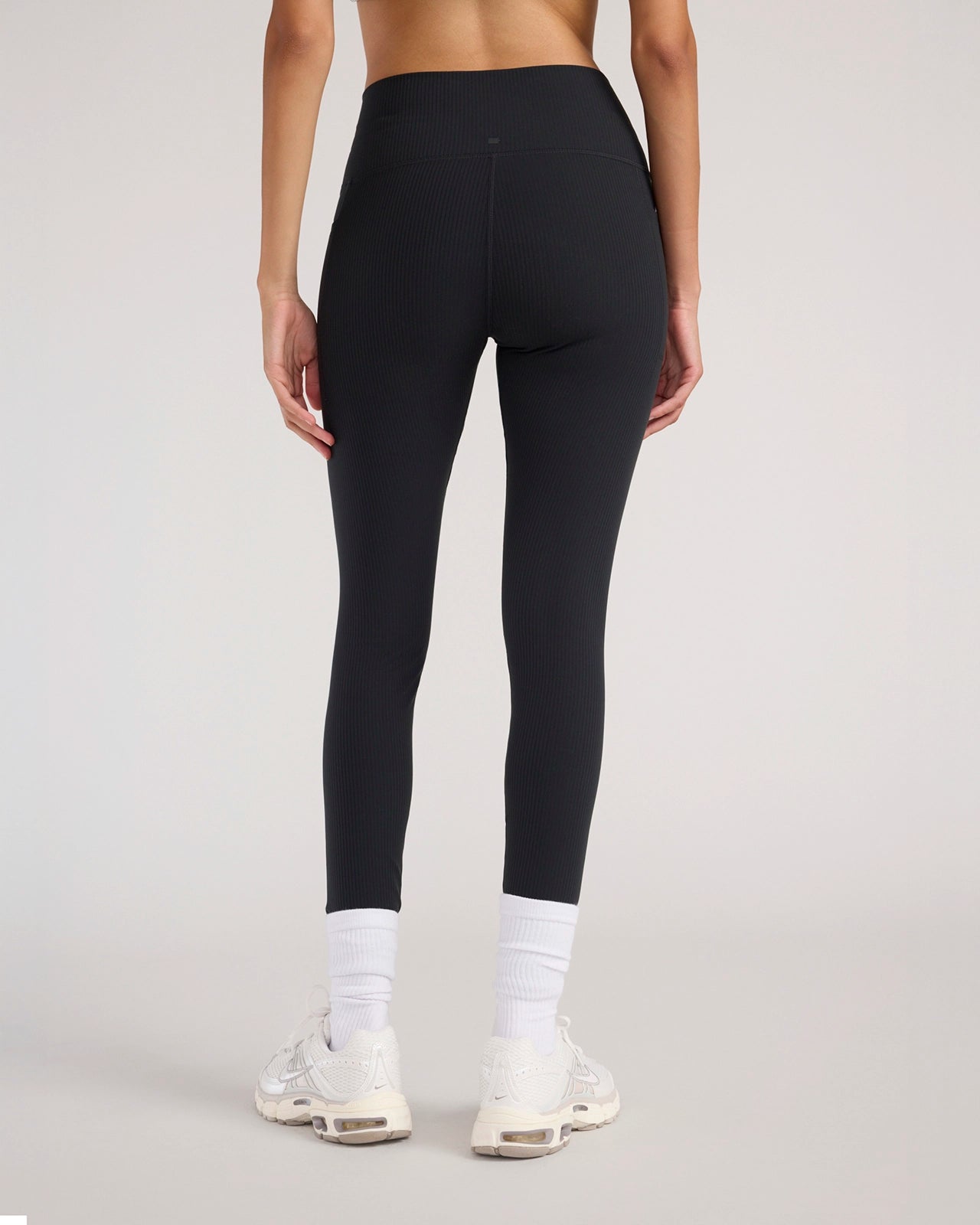 The Active Ribbed Legging - Black