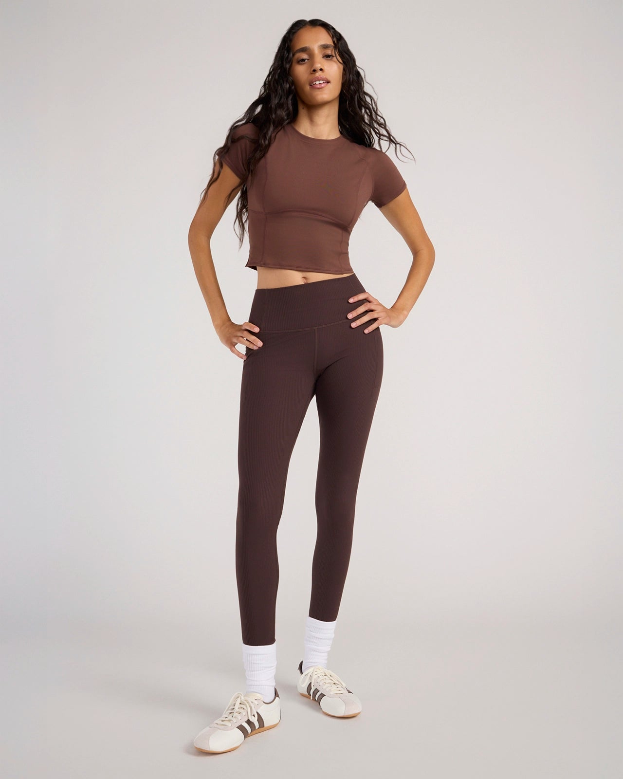 The Active Ribbed Legging - Java