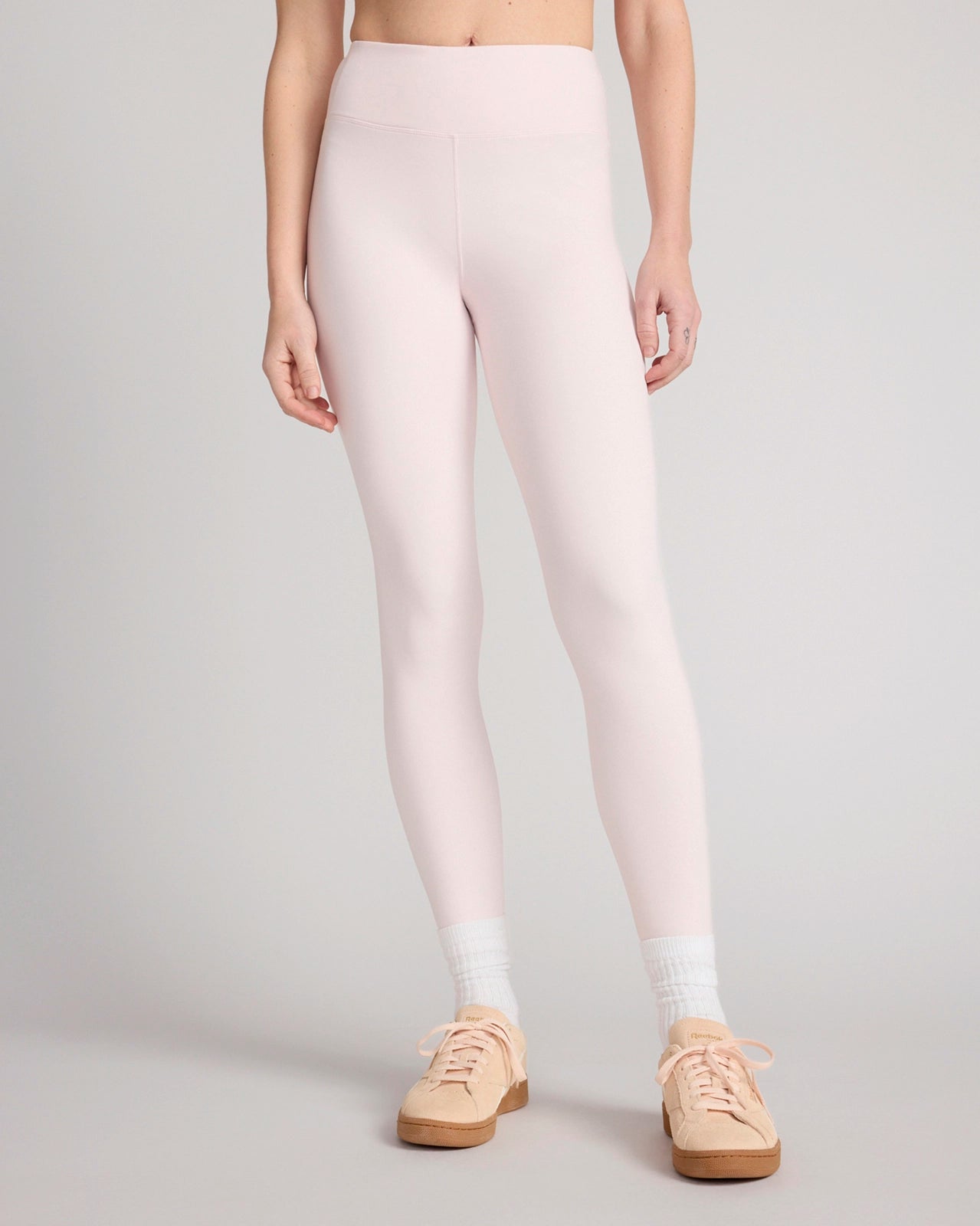 The Active GRS Certified Recycled Nylon Interlock Basic Legging - Crystal Pink
