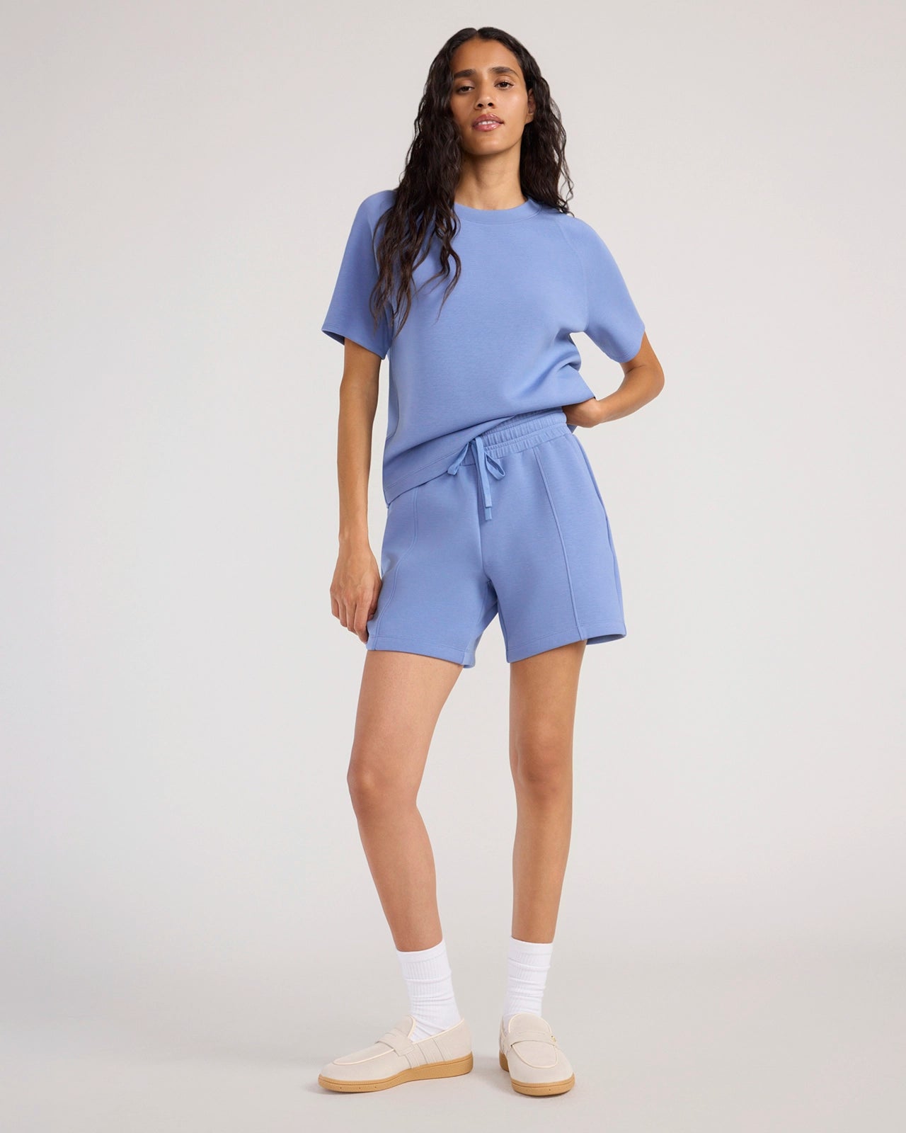 The Soft Tech Fleece Bermuda Short - Colony Blue