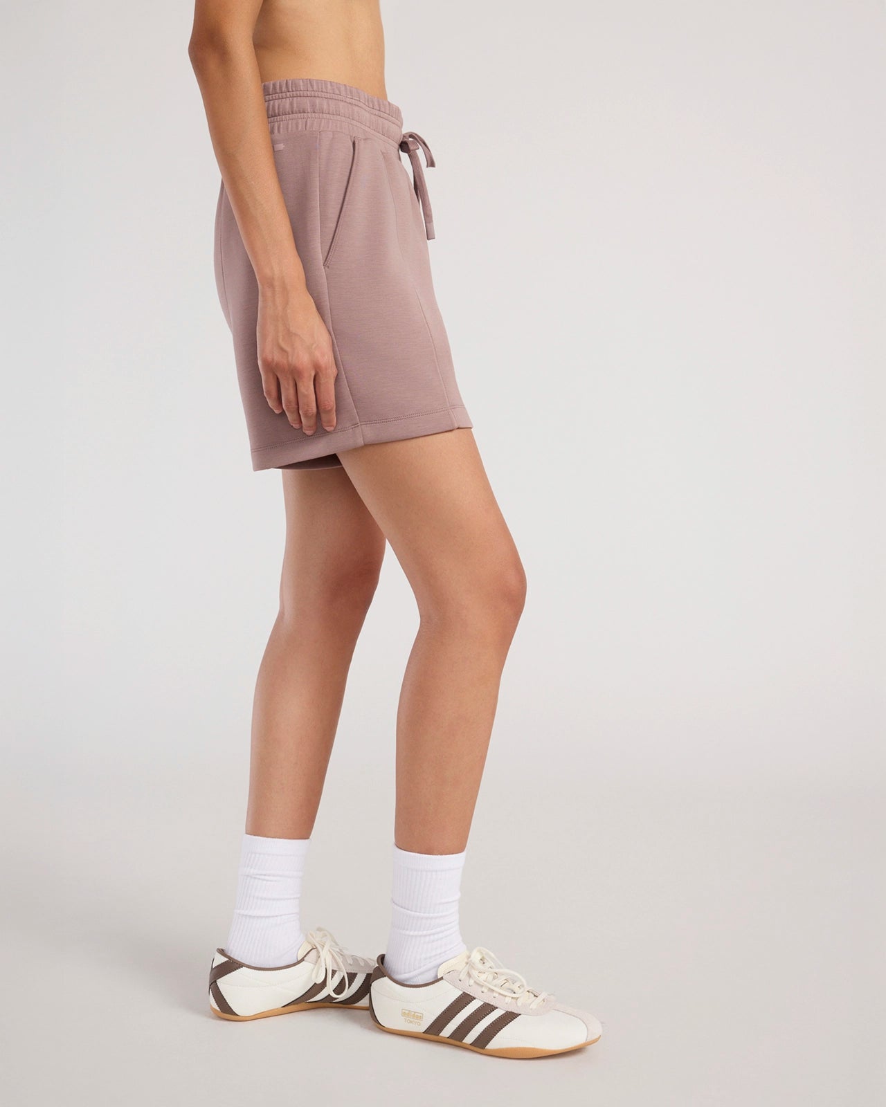 The Soft Tech Fleece Bermuda Short - Deep Taupe