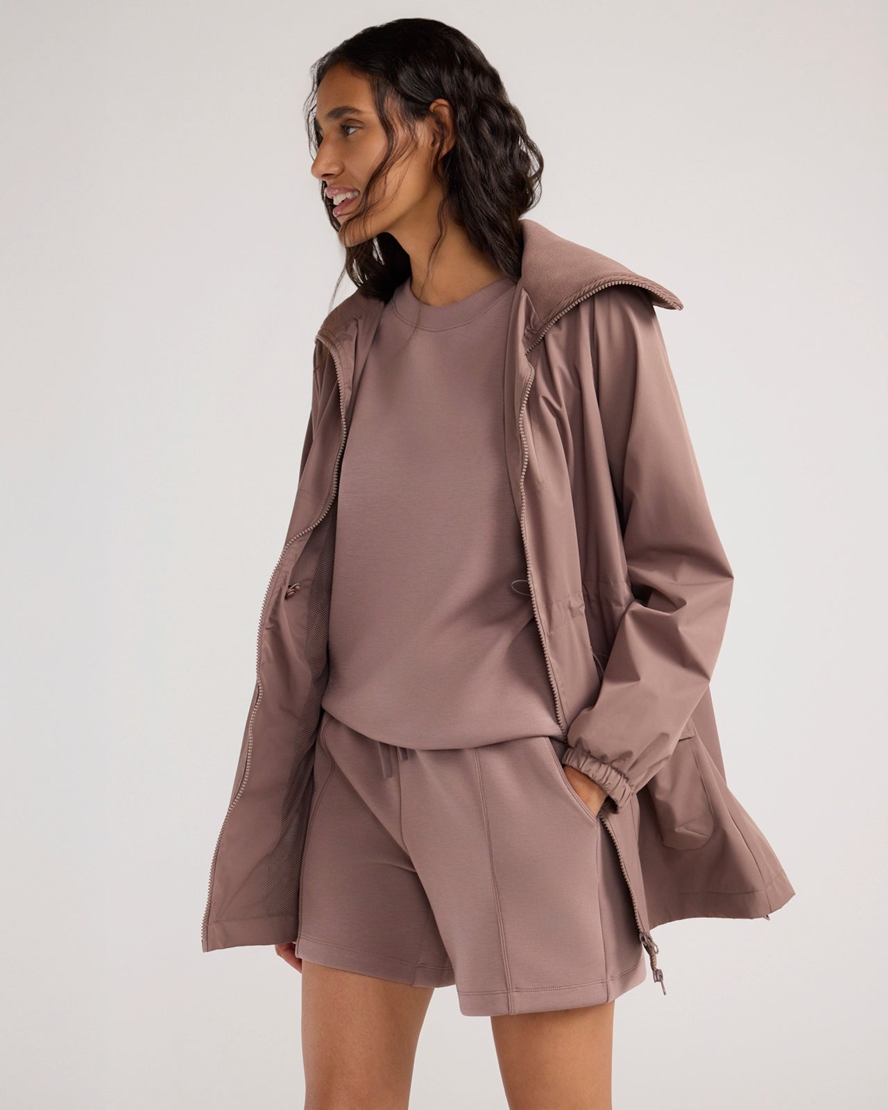 The Soft Tech Fleece Bermuda Short - Deep Taupe