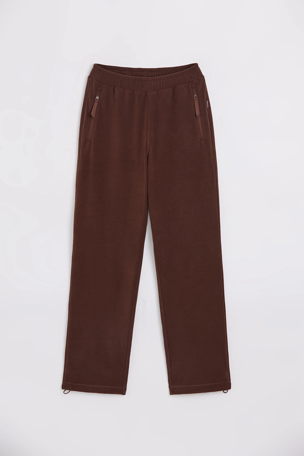 The Soft Luxe Velour Fleece Cinched Pant - Shaved Chocolate