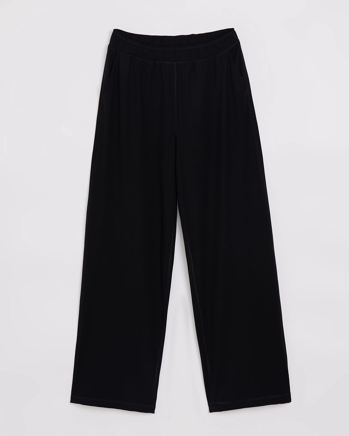 The Active Ultra Soft Stretch Wide Leg Pant - Black