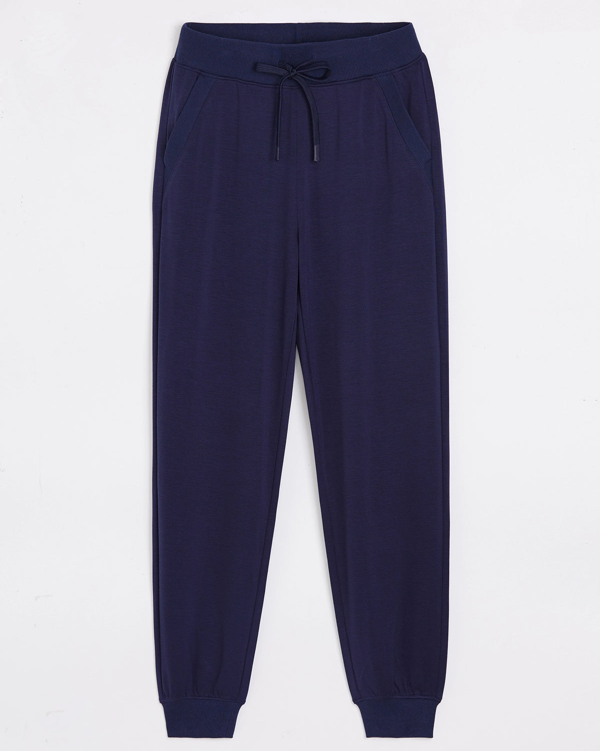 The Soft Luxe Sueded Rib Jogger - Peacoat Navy