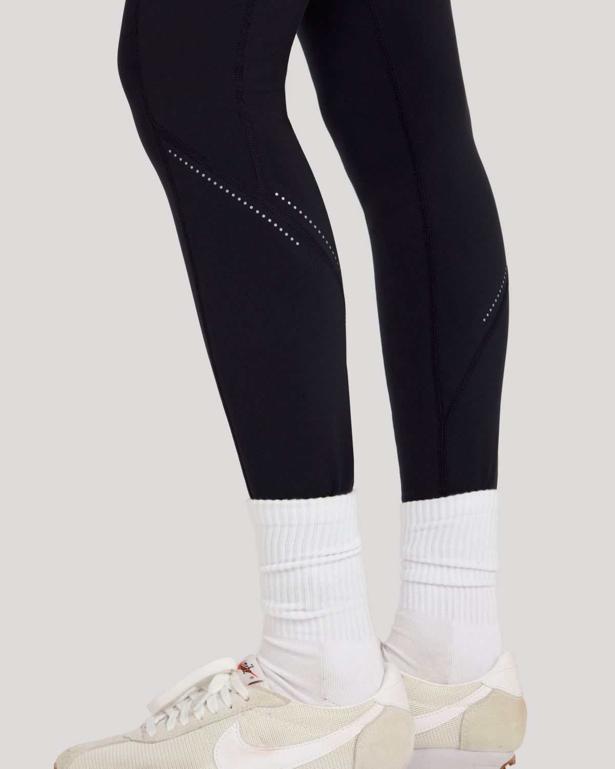 The Active Cold Weather Reflective Legging - Black