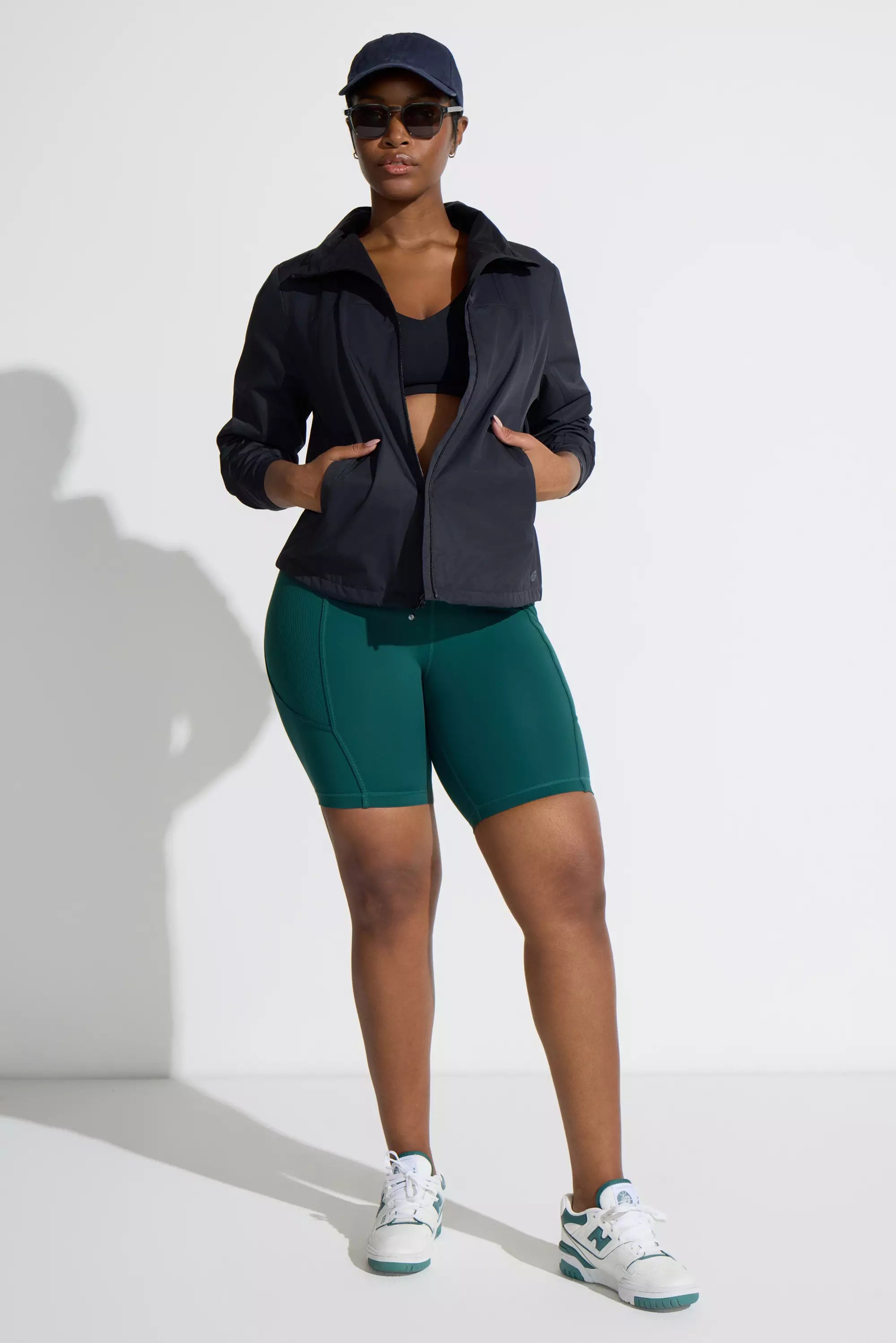 The Wind + Water-Resistant GRS Certified Poly Lined Rain Jacket - Black