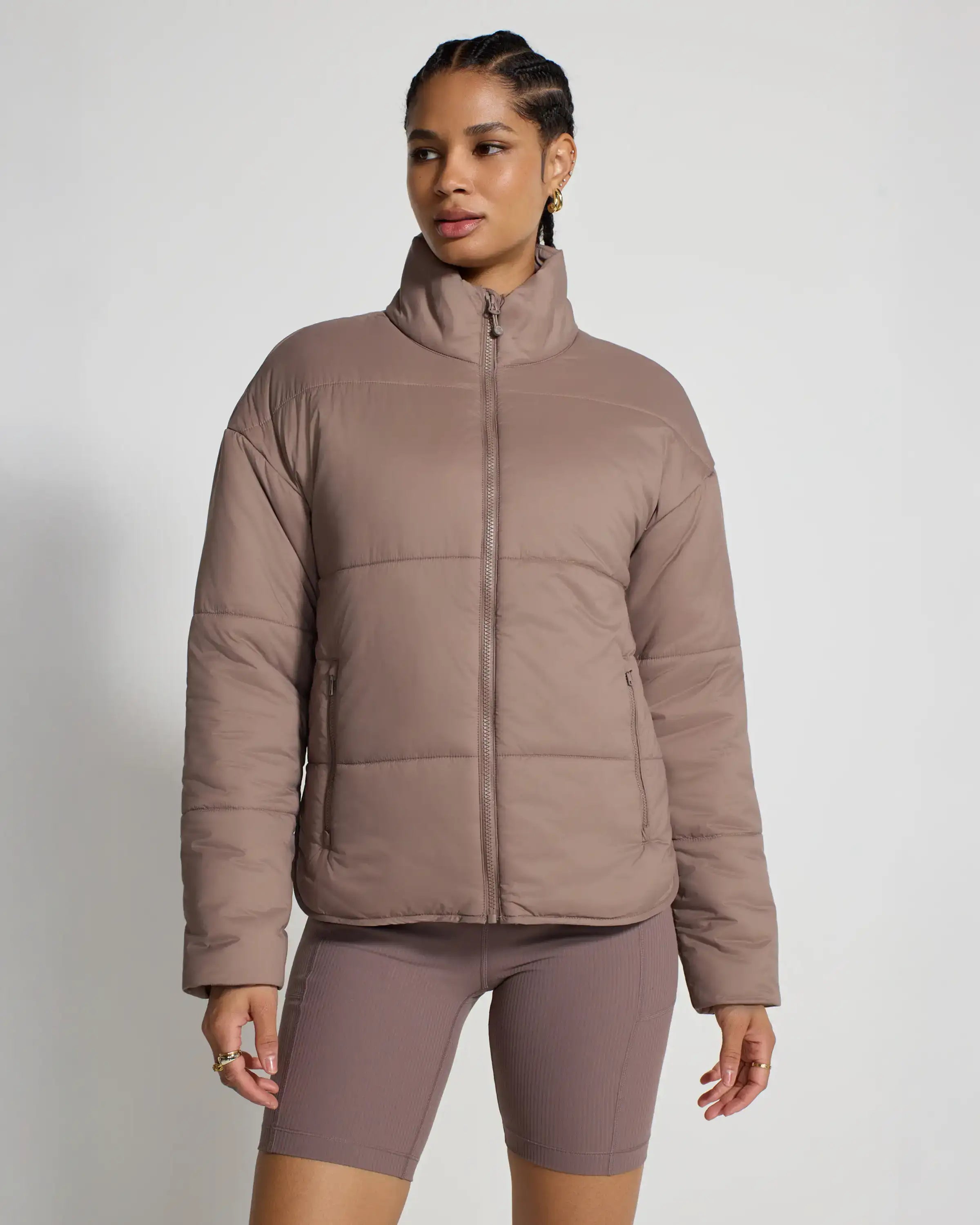 The Sorona™ Fill GRS Certified Recycled Poly Insulated Jacket - Taupe