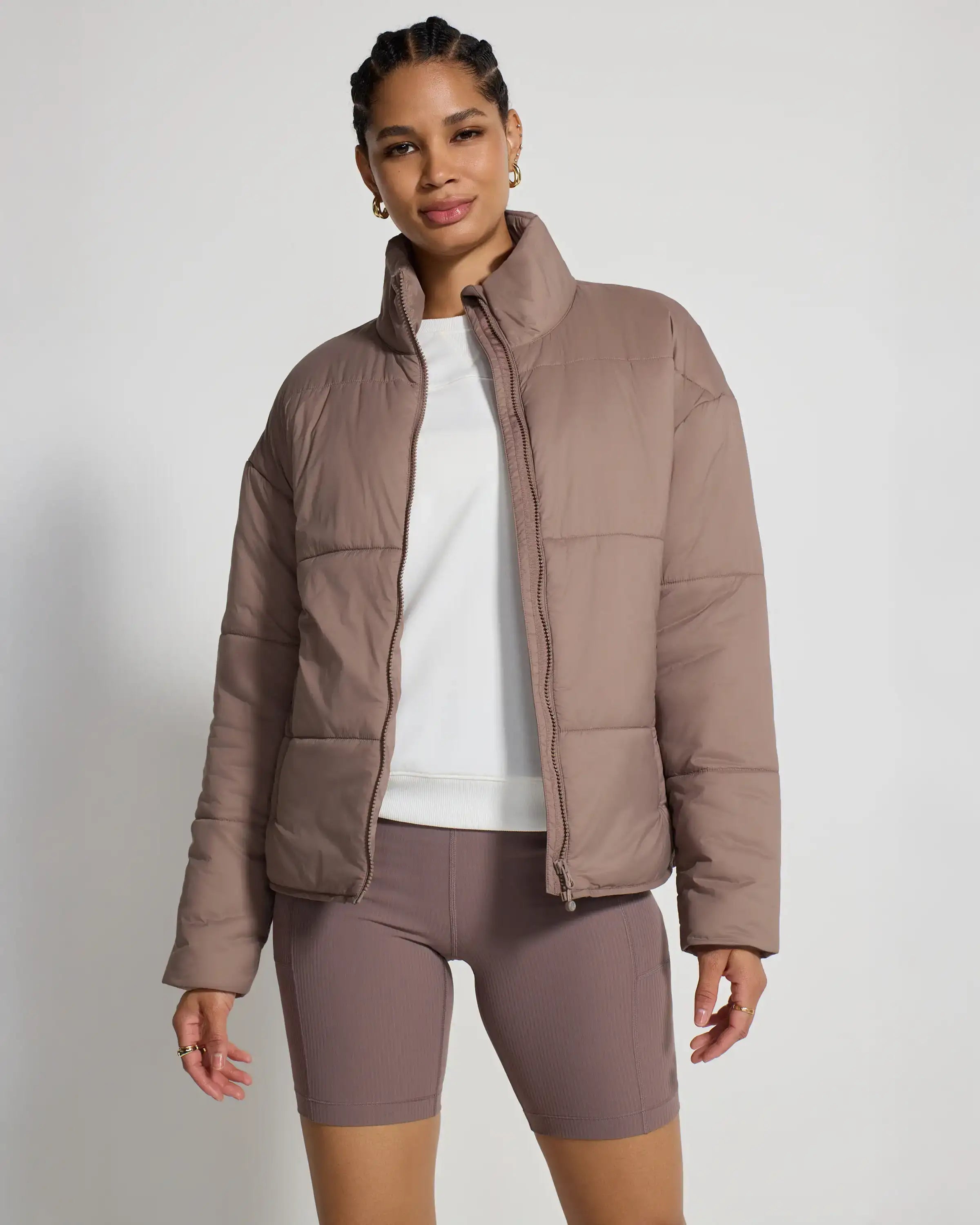 The Sorona™ Fill GRS Certified Recycled Poly Insulated Jacket - Taupe