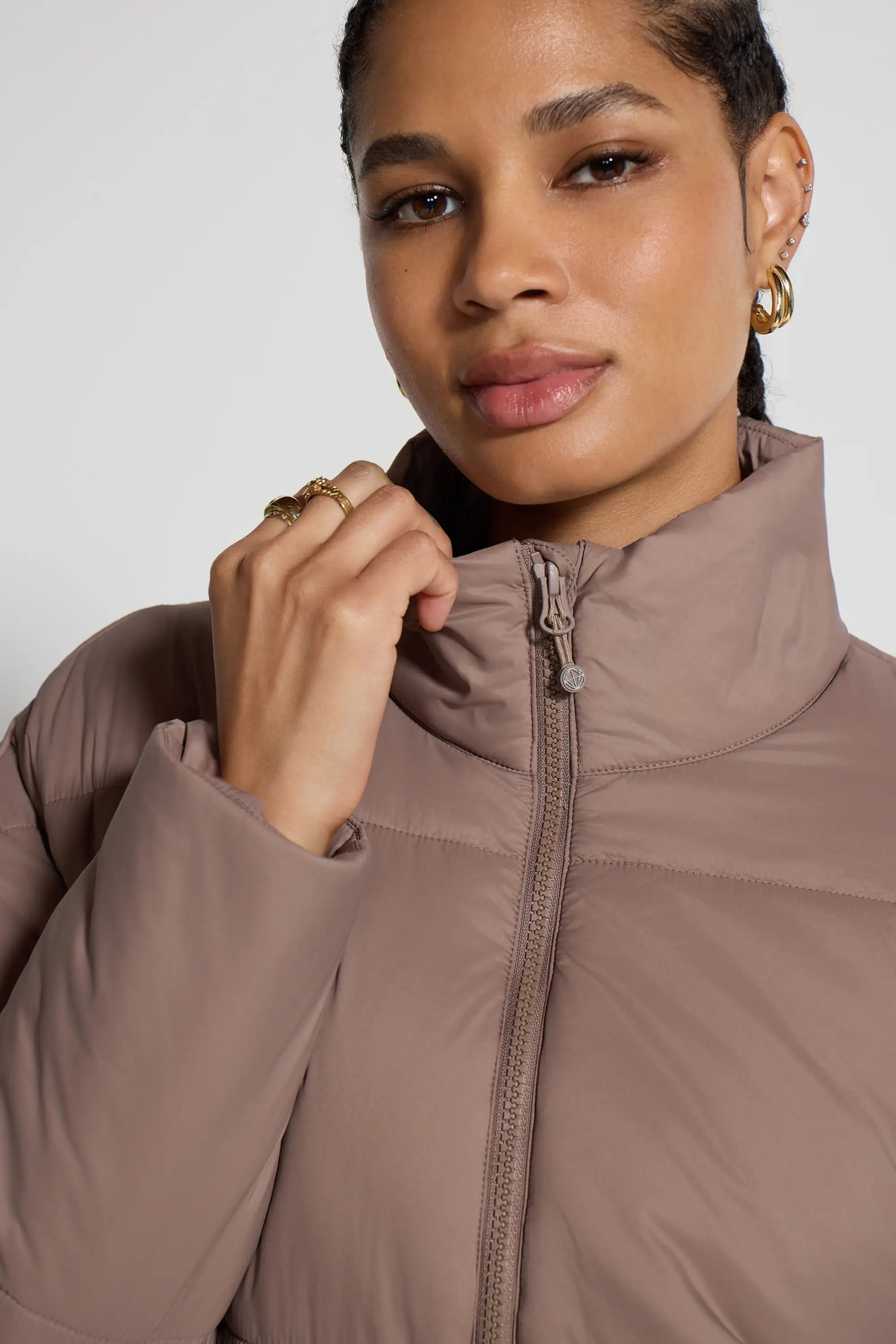 The Sorona™ Fill GRS Certified Recycled Poly Insulated Jacket - Taupe
