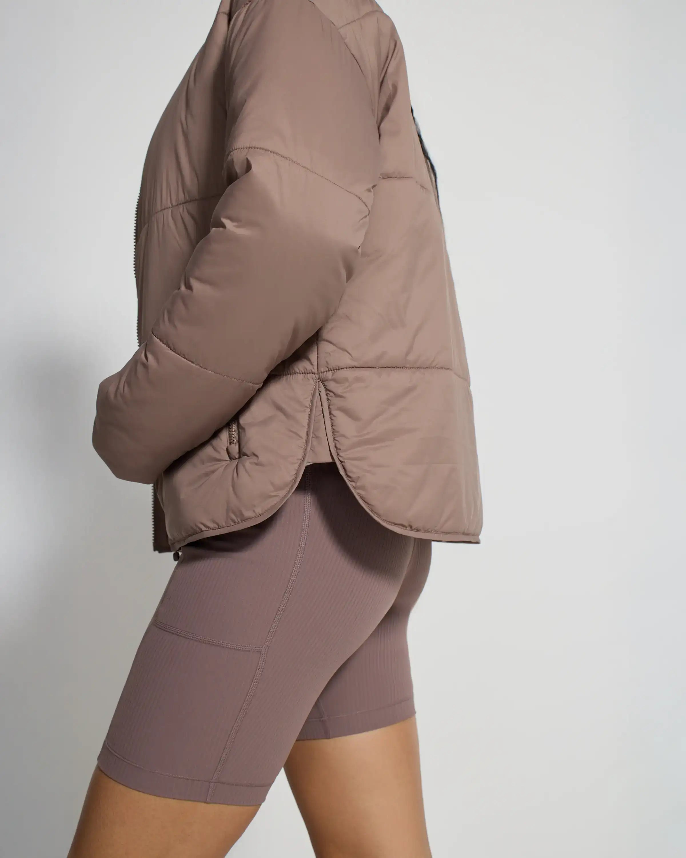 The Sorona™ Fill GRS Certified Recycled Poly Insulated Jacket - Taupe