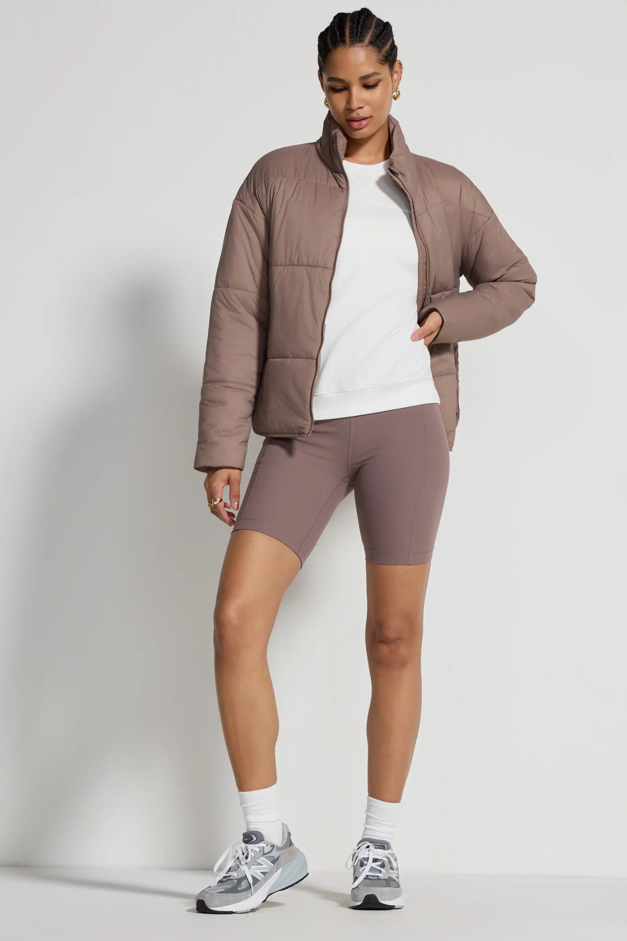 The Sorona™ Fill GRS Certified Recycled Poly Insulated Jacket - Taupe