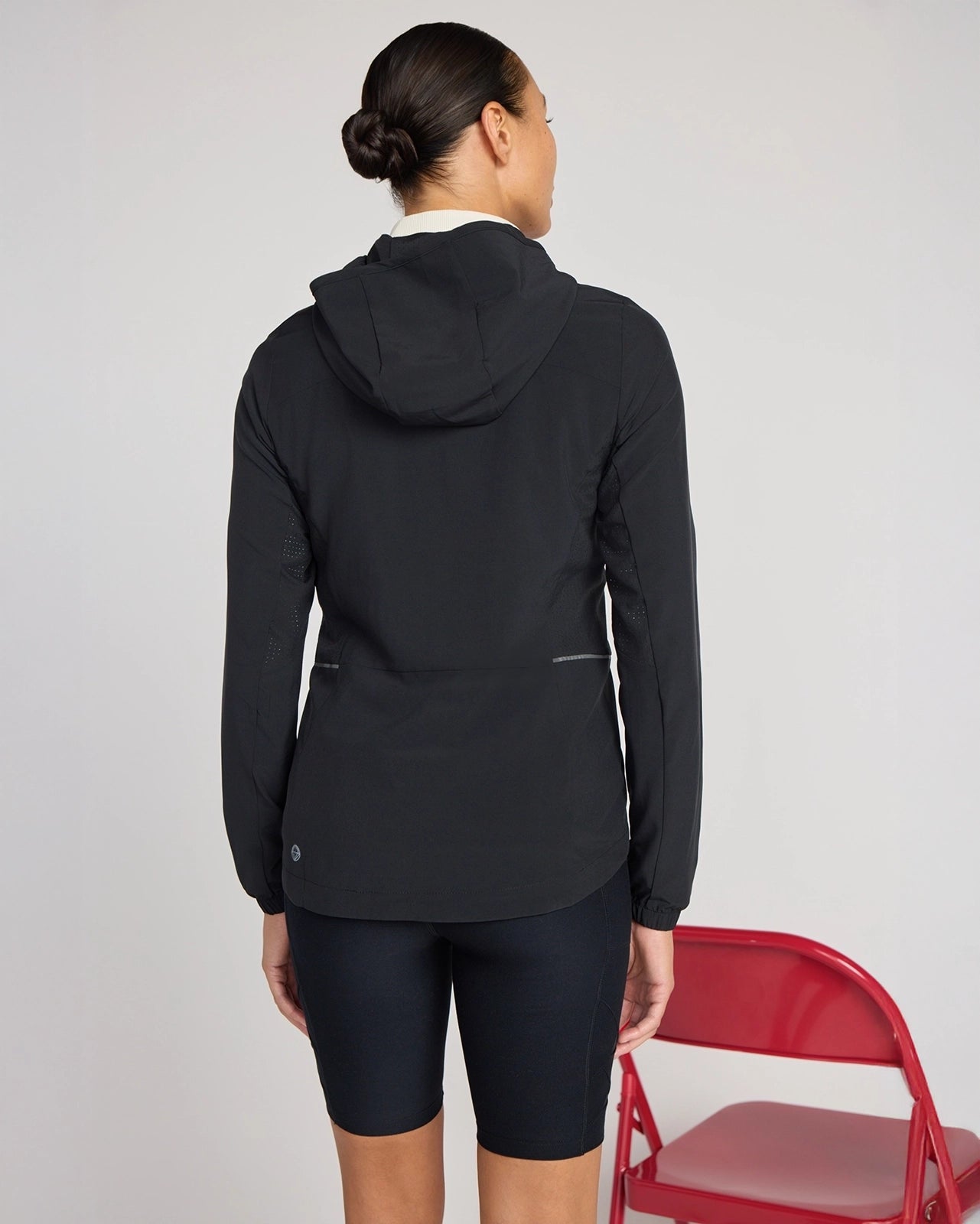 The Lightweight Stretch GRS Certified Recycled Poly Jacket - Black