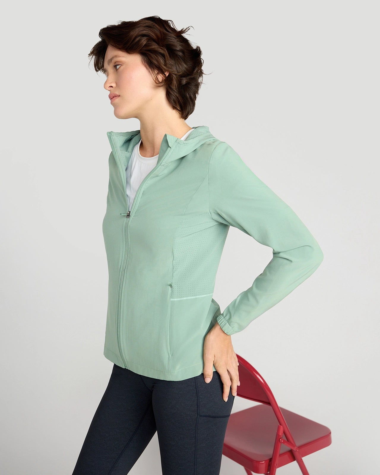 The Lightweight Stretch GRS Certified Recycled Poly Jacket - Green Bay