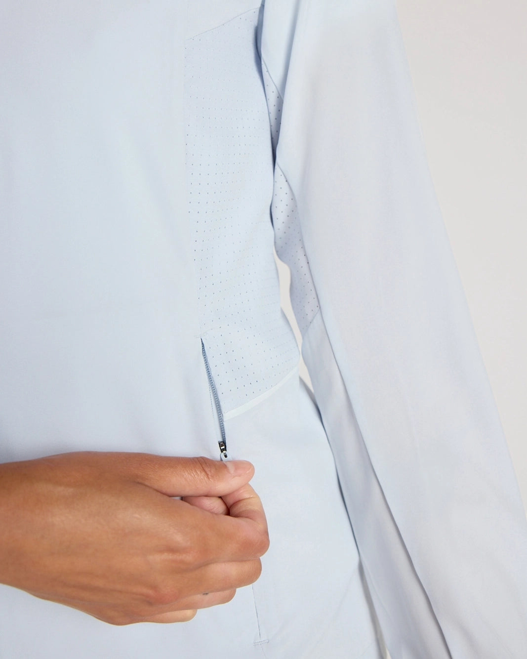 The Lightweight Stretch GRS Certified Recycled Poly Jacket - Arctic Ice