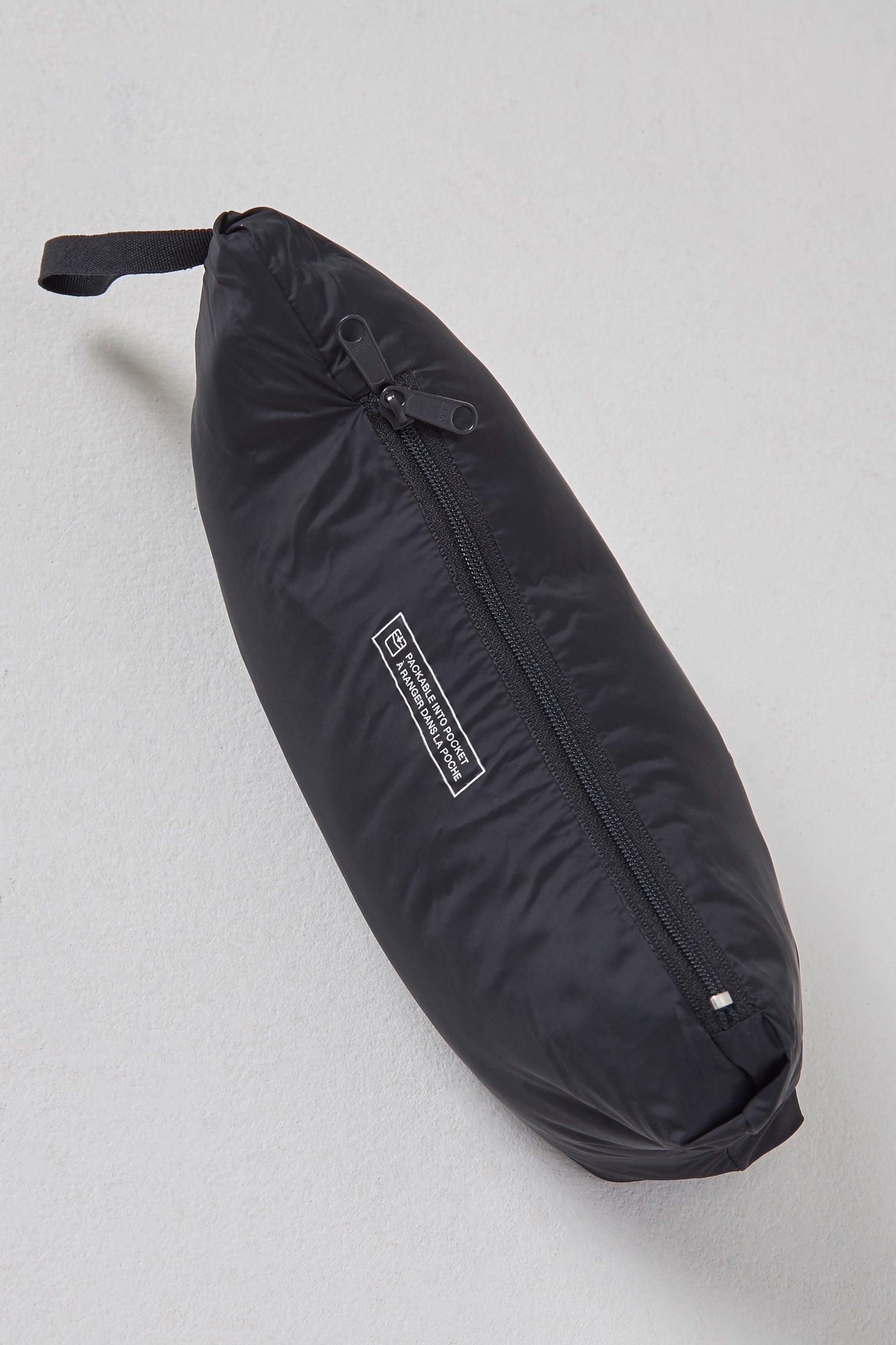 The Travel GRS Certified Recycled Poly Packable Vest - Black