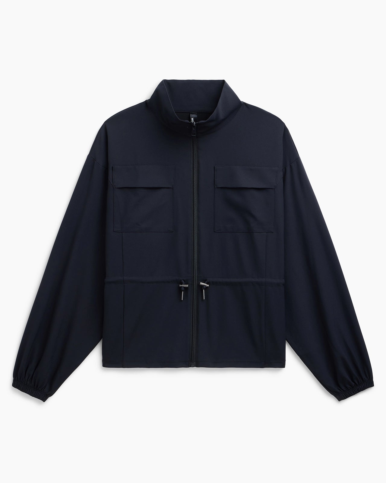 The Travel GRS Certified Recycled Poly Cinched Waist Jacket - Black