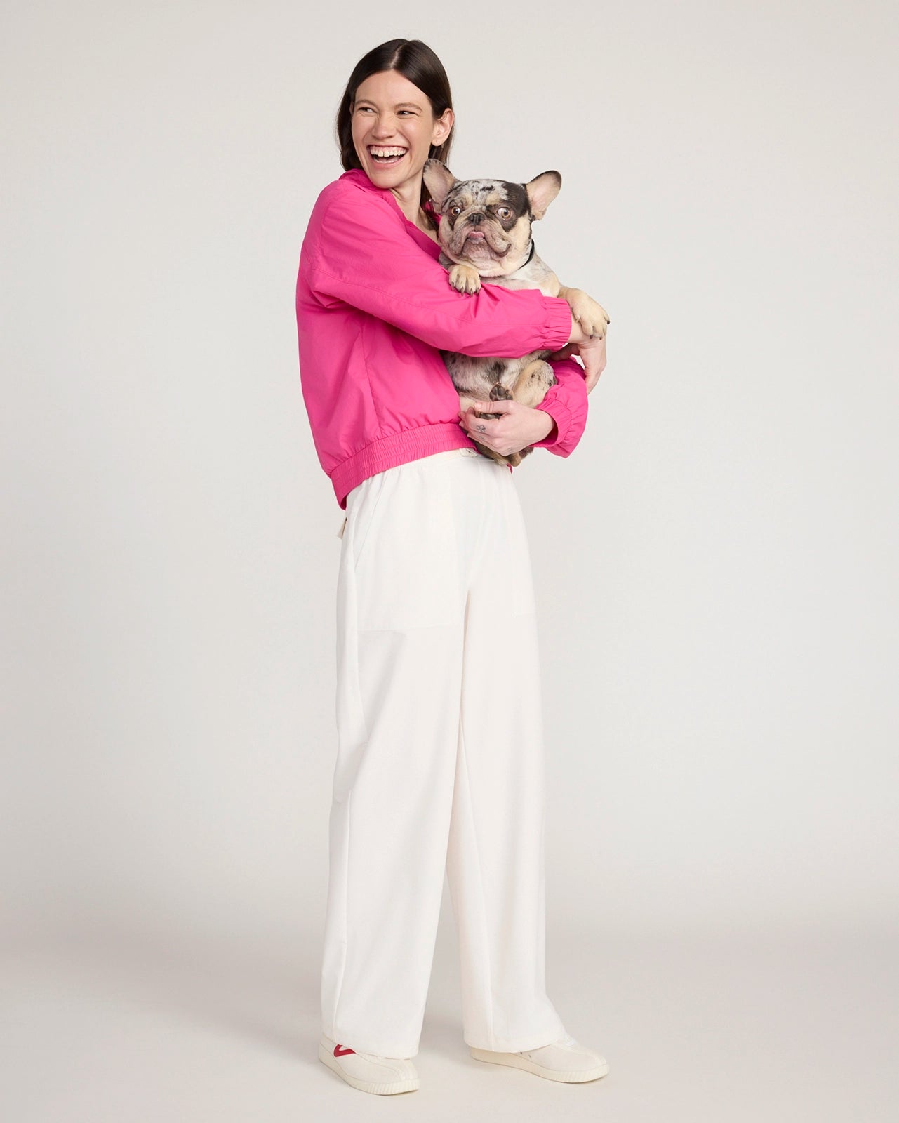 The Active Ripstop Popover Jacket - Fuschia Pink