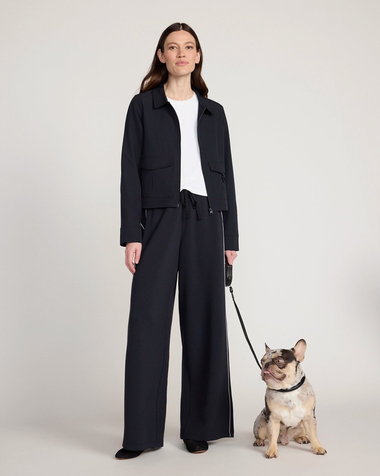 The Travel Utility Cargo Jacket - Black