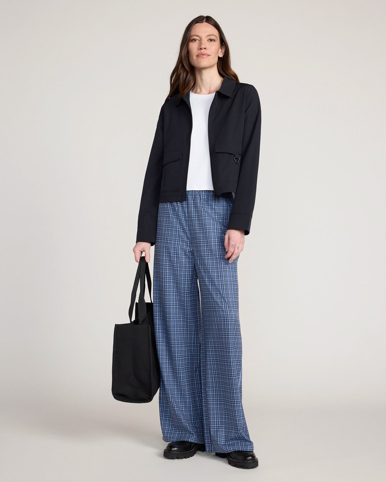 The Travel Utility Cargo Jacket - Black