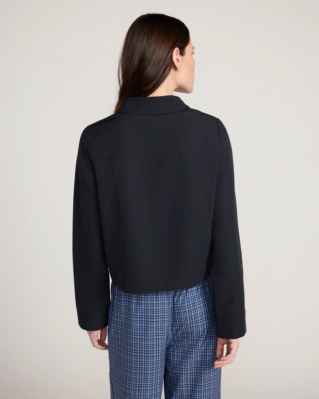 The Travel Utility Cargo Jacket - Black