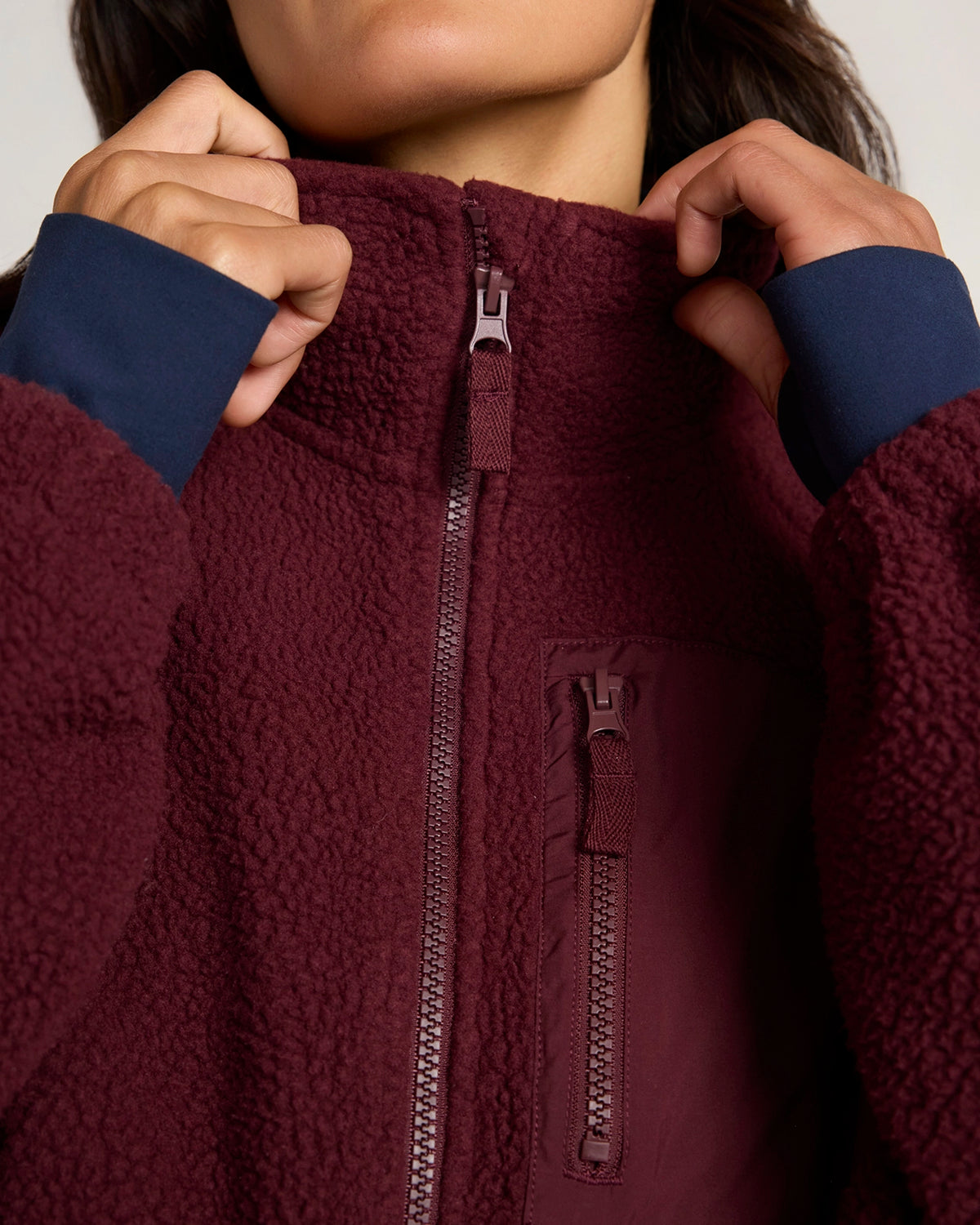 The Berber Soft Luxe Trail Jacket - Windsor Wine