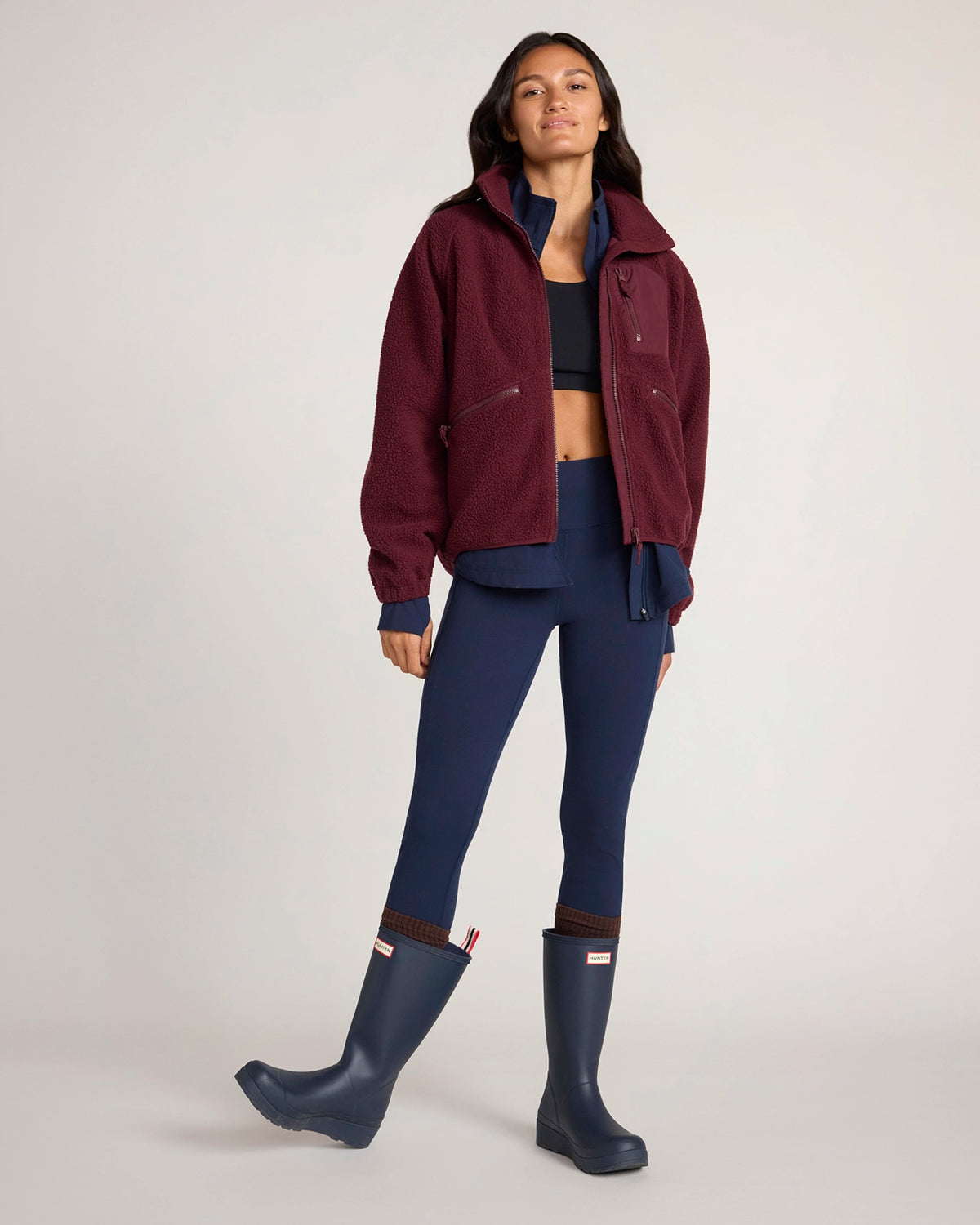 The Berber Soft Luxe Trail Jacket - Windsor Wine