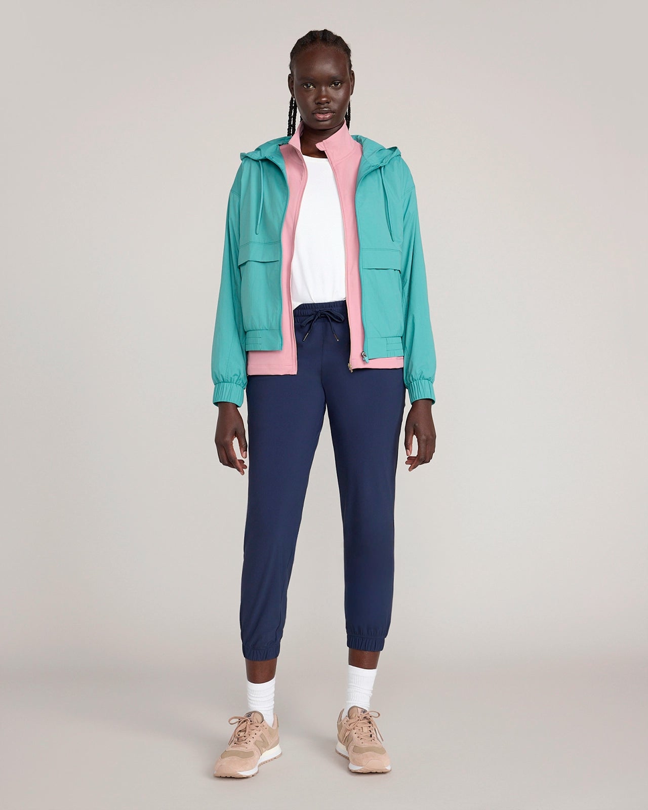 The Active Ripstop Full Zip Jacket - Bright Teal