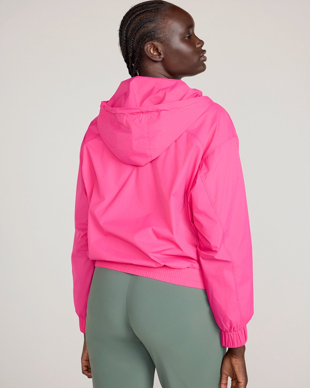 The Active Ripstop Full Zip Jacket - Fuschia Pink