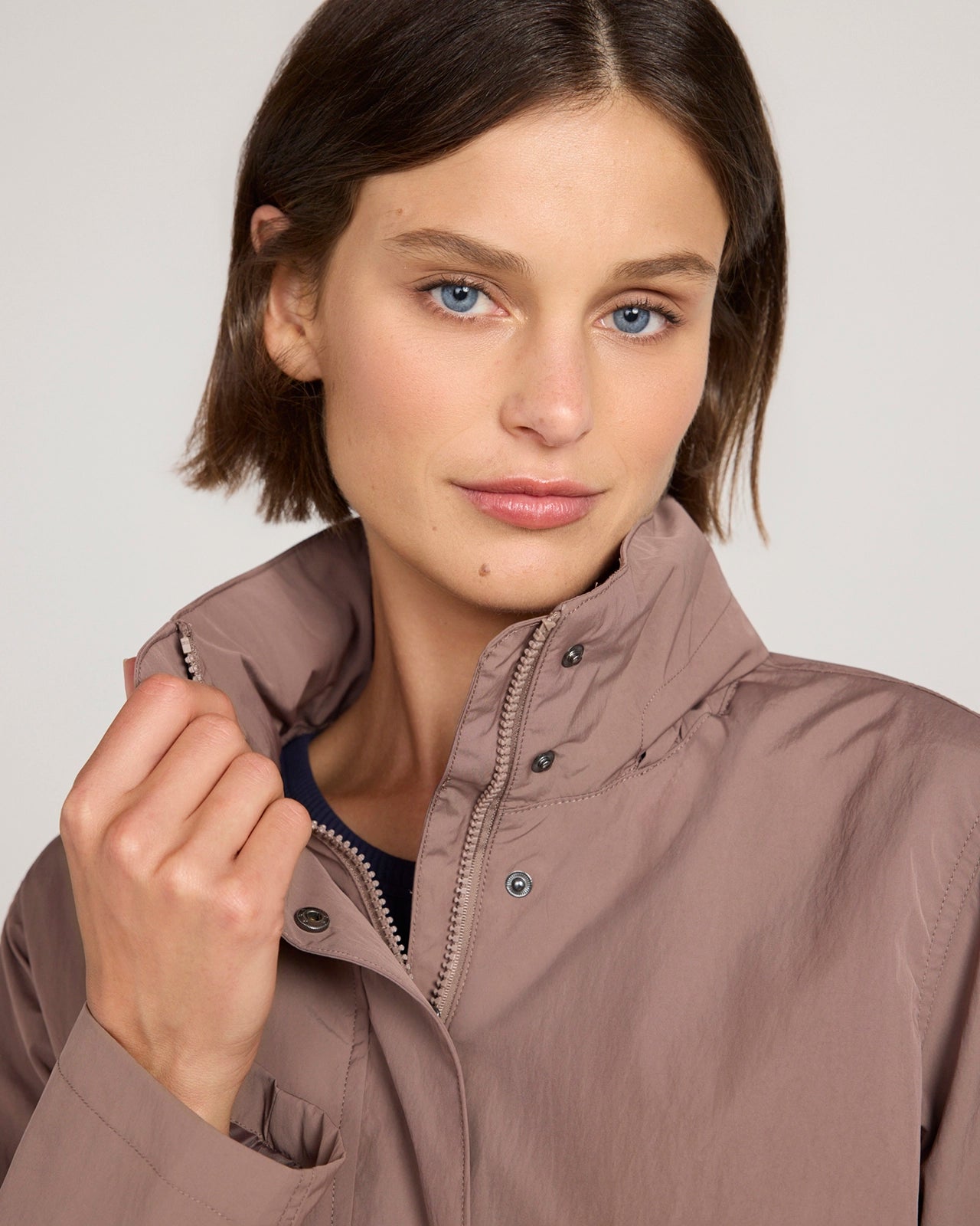 The Travel Outdoor Crinkle Jacket - Deep Taupe