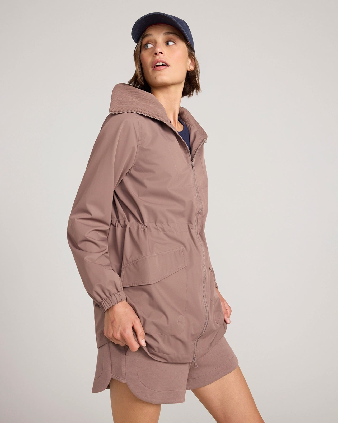The Travel Mystical Rain Jacket - Deep Taupe