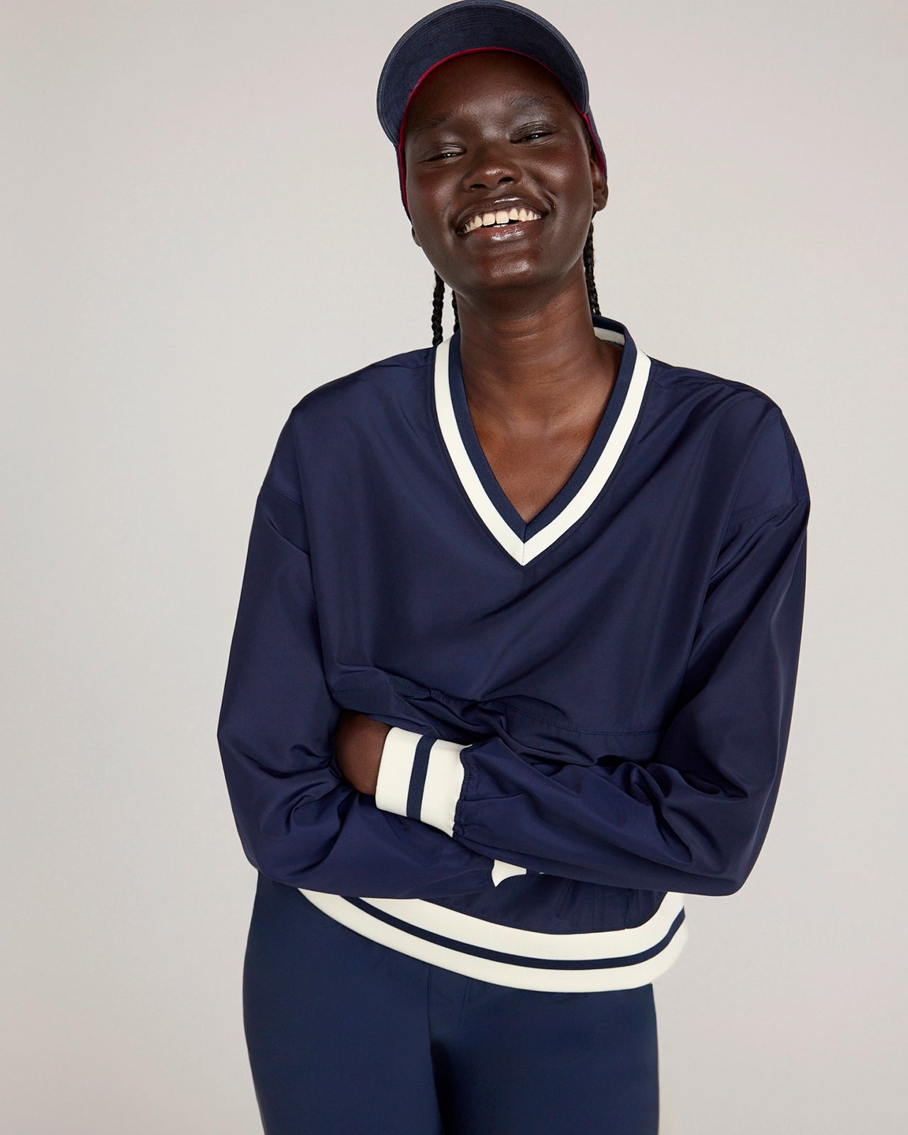 The Active Woven Popover - Baritone Blue