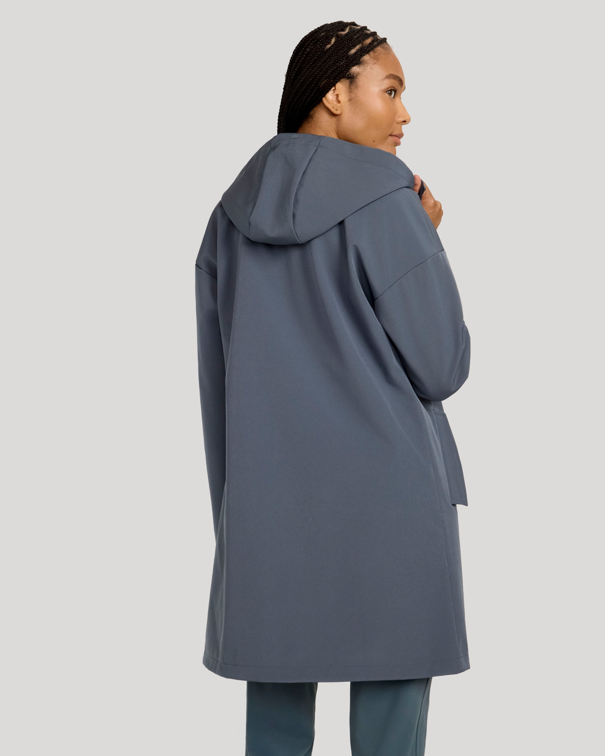 The Travel Long Softshell Jacket - Iron Grey